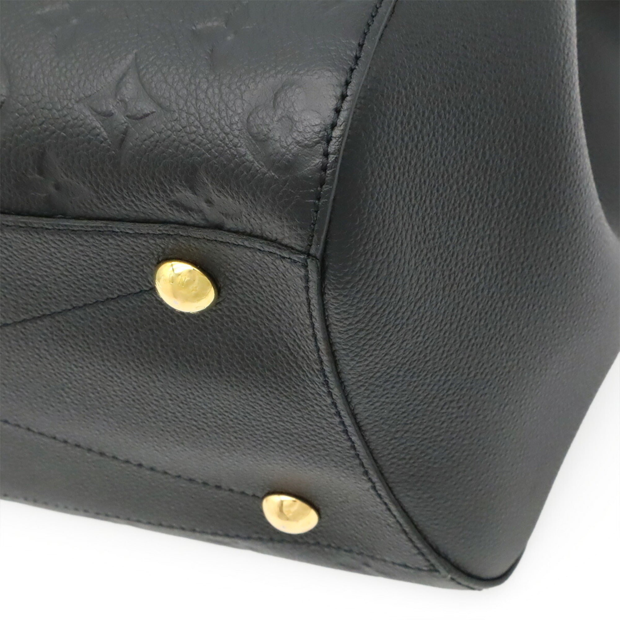 Louis Vuitton Black Noir Monogram Empreinte Handbag Shoulder Bag Tote Bag (Pre-Owned)
