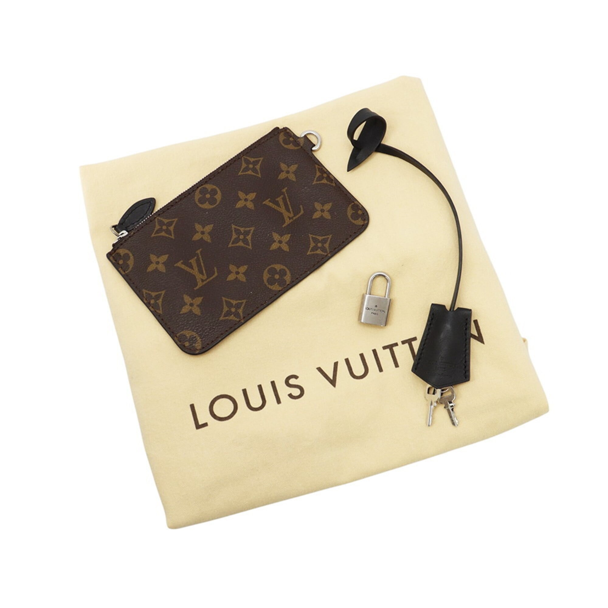 Louis Vuitton Noir Monogram Handbag Pouch Shoulder Bag (Pre-Owned)