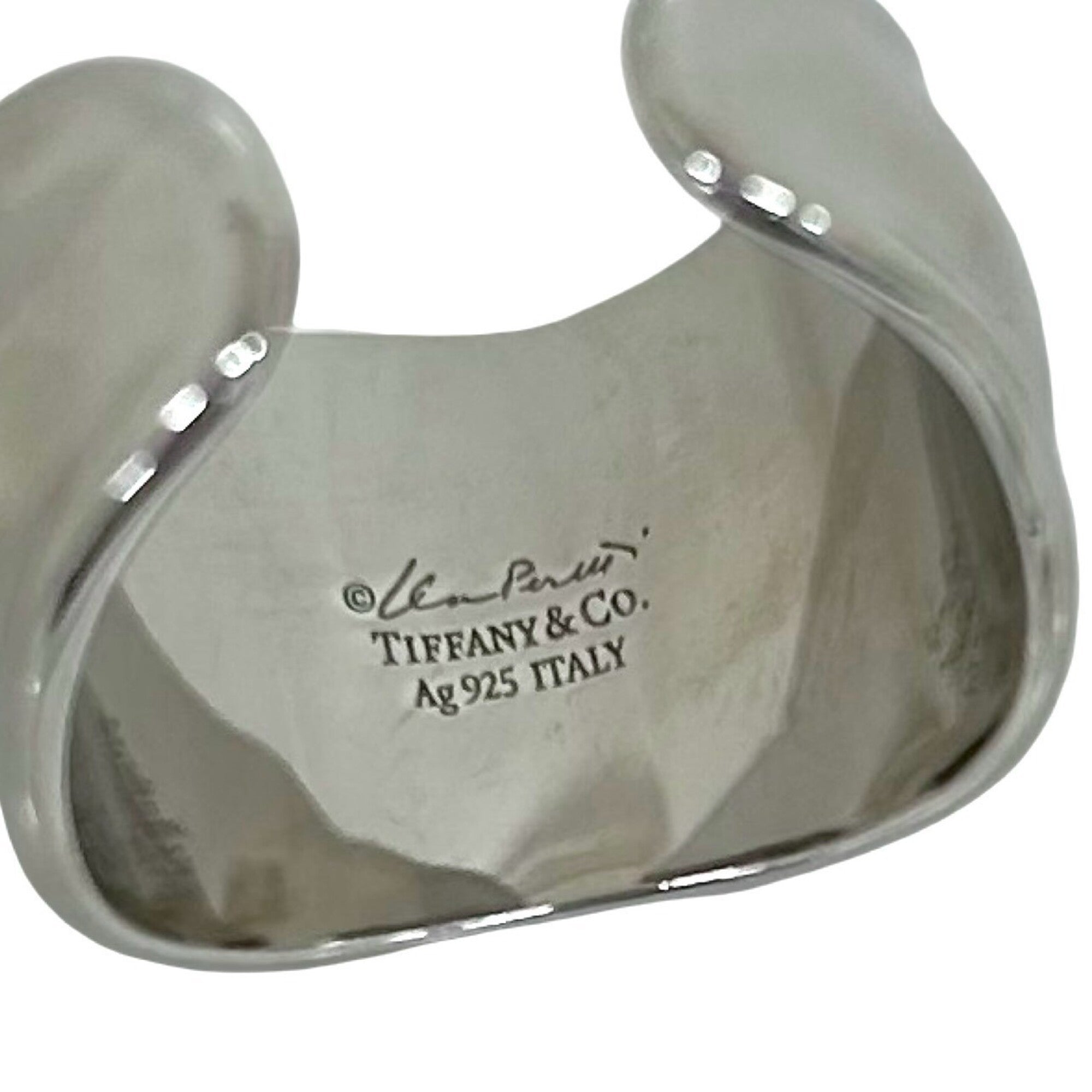 Tiffany Silver Silver 925 Band Ring (Pre-Owned)