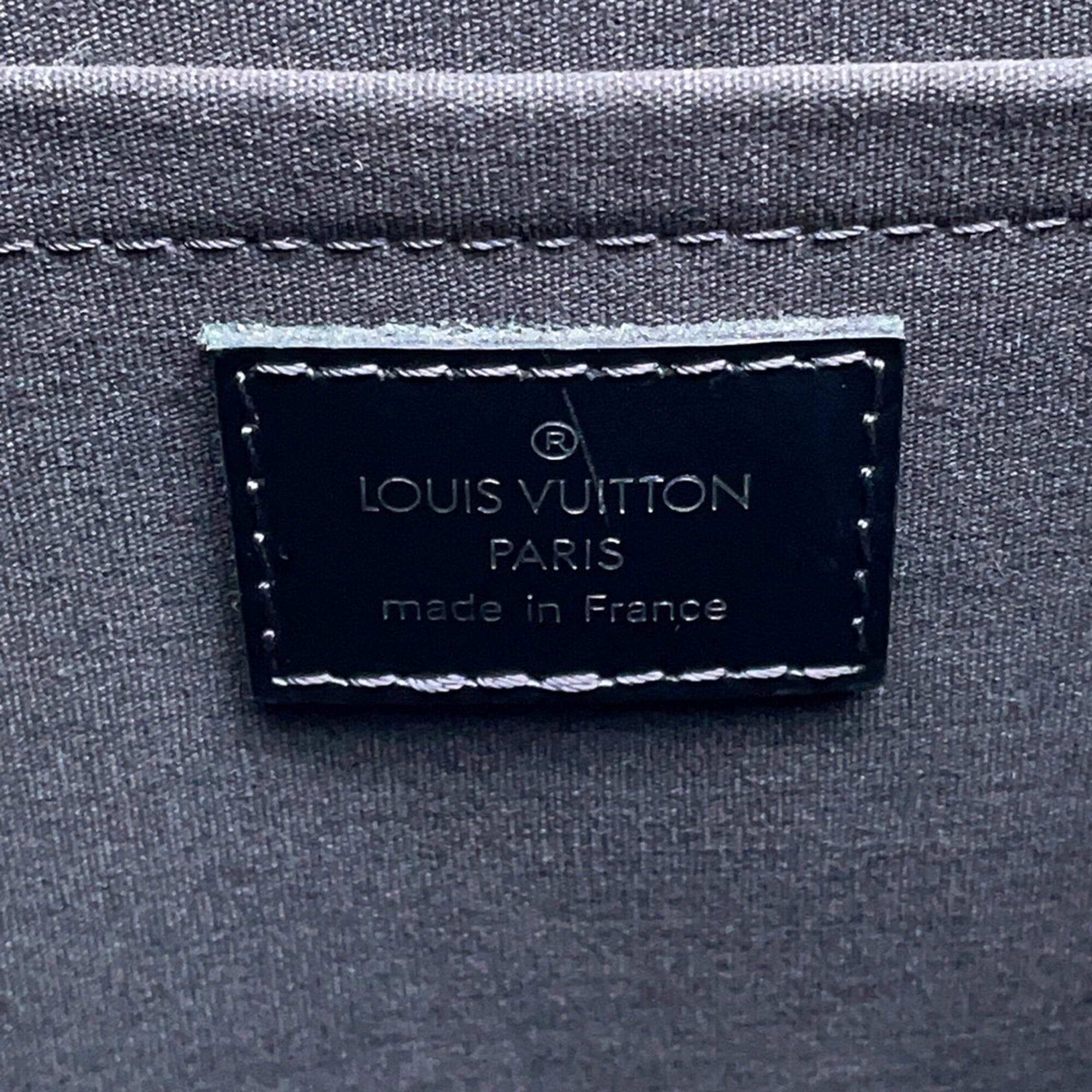 Louis Vuitton Epi Black Noir Epi Leather Handbag Tote Bag (Pre-Owned)