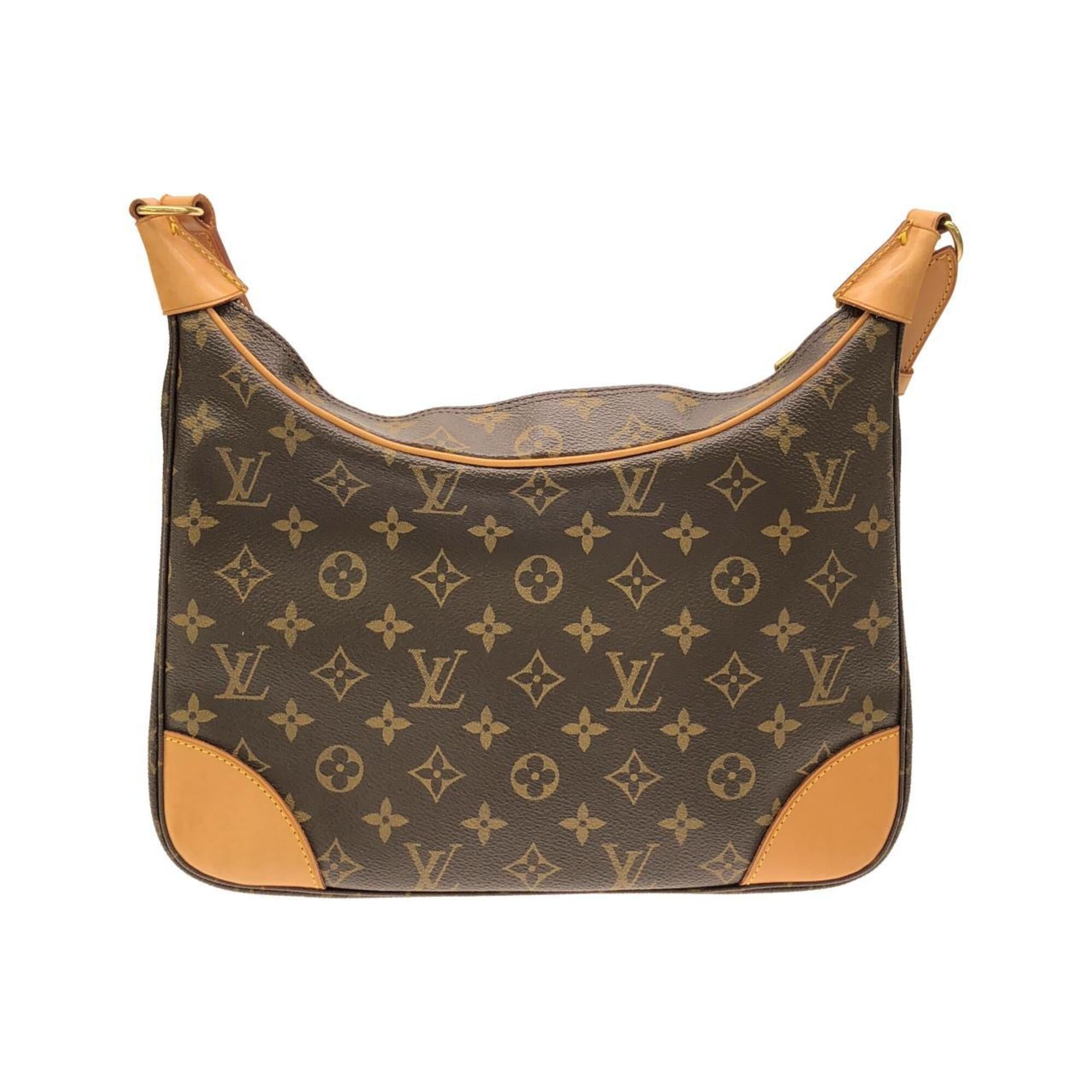 Louis Vuitton Monogram Marron Coated Canvas Shoulder Bag (Pre-Owned)