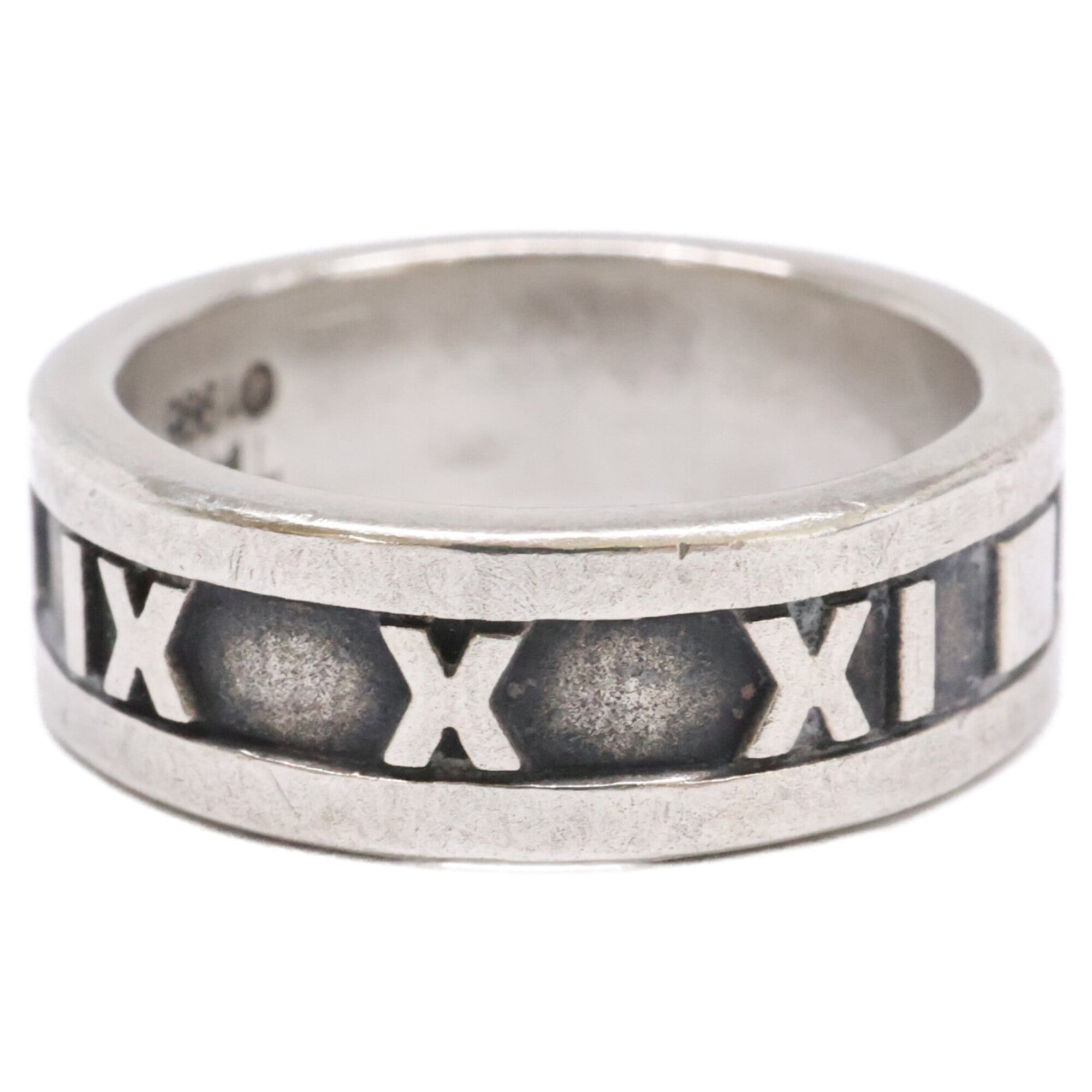 Tiffany Silver Silver 925 Band Ring (Pre-Owned)