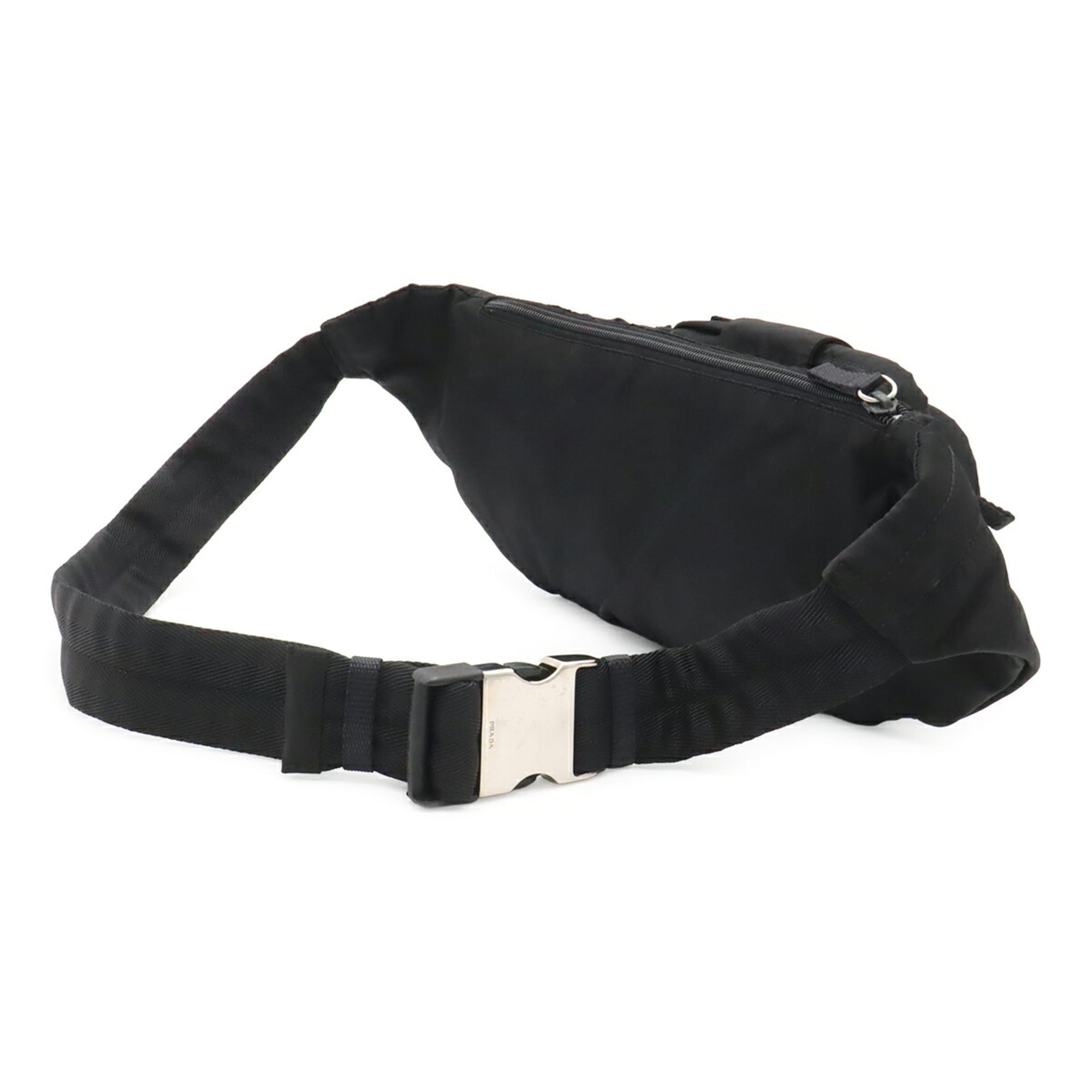 Prada Black Nero Nylon Fanny Pack Sling Bag (Pre-Owned)
