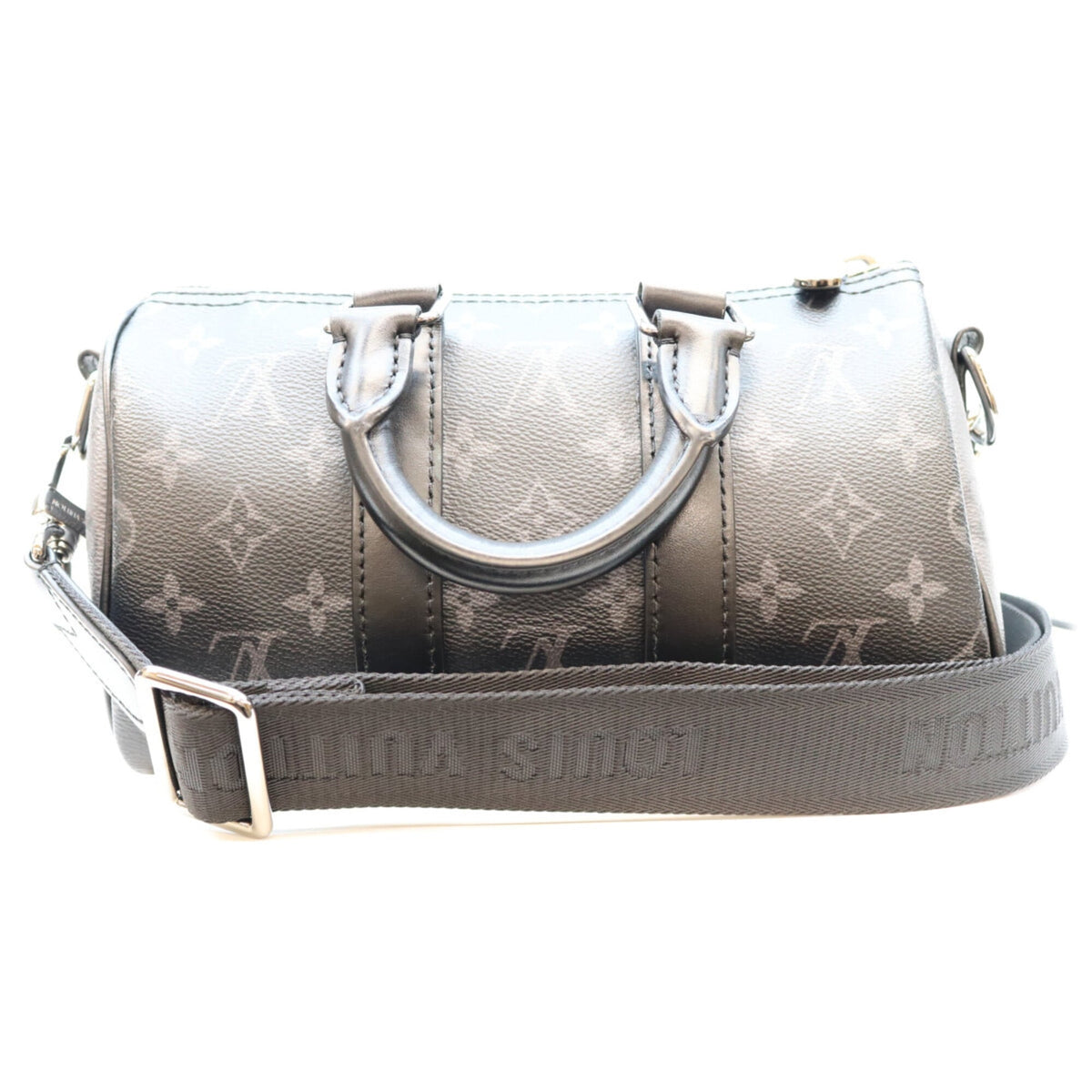Louis Vuitton Black Monogram Eclipse Boston Bag (Pre-Owned)