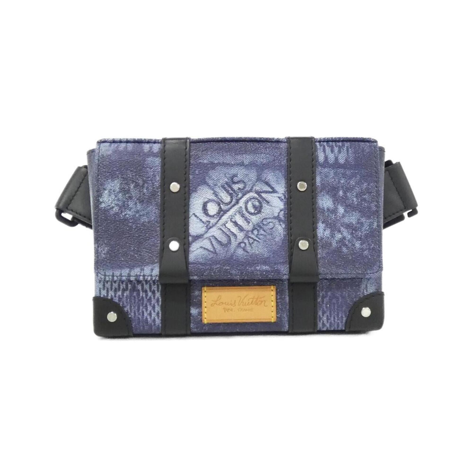Louis Vuitton Marine Coated Canvas Fanny Pack (Pre-Owned)