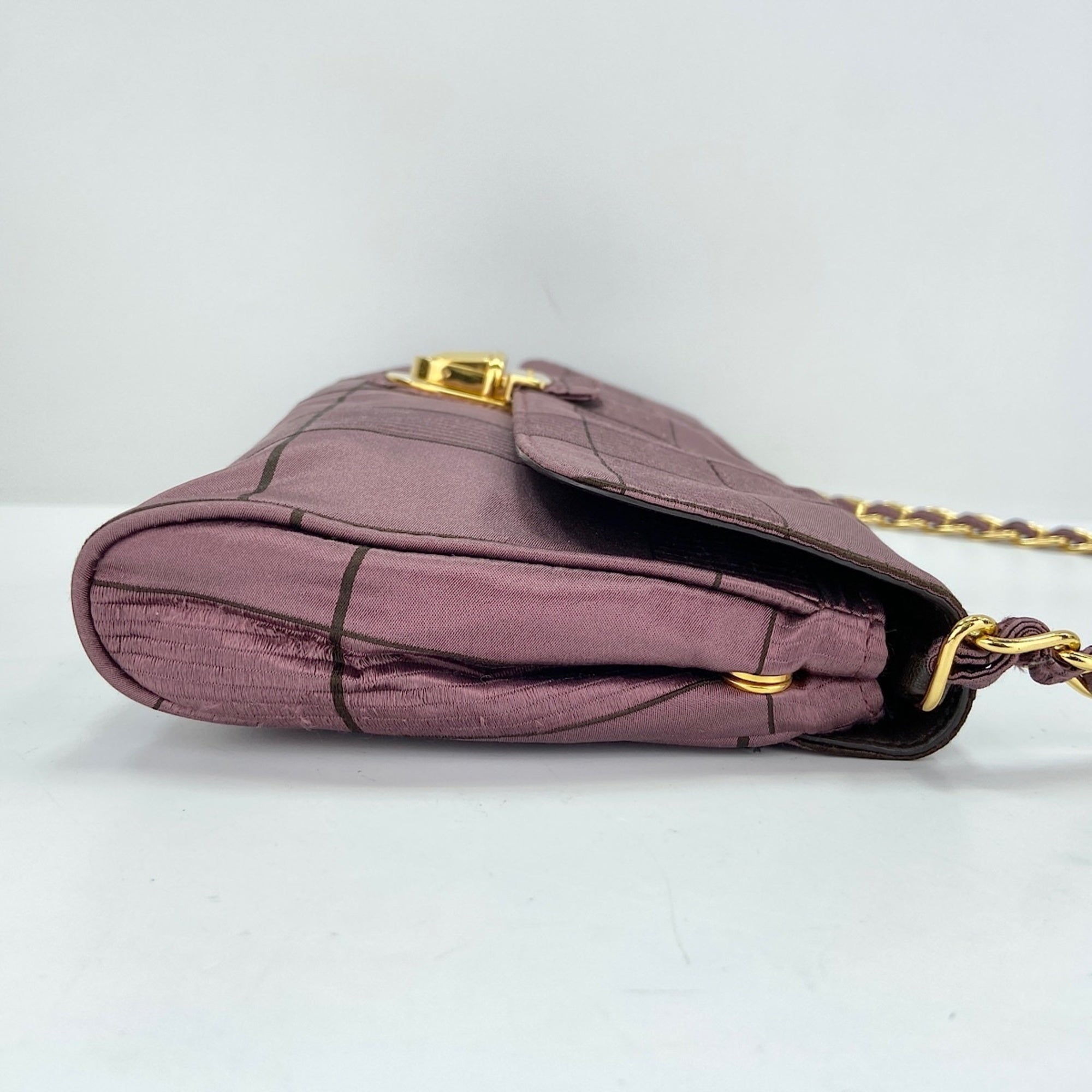 Prada Purple Nylon Shoulder Bag (Pre-Owned)