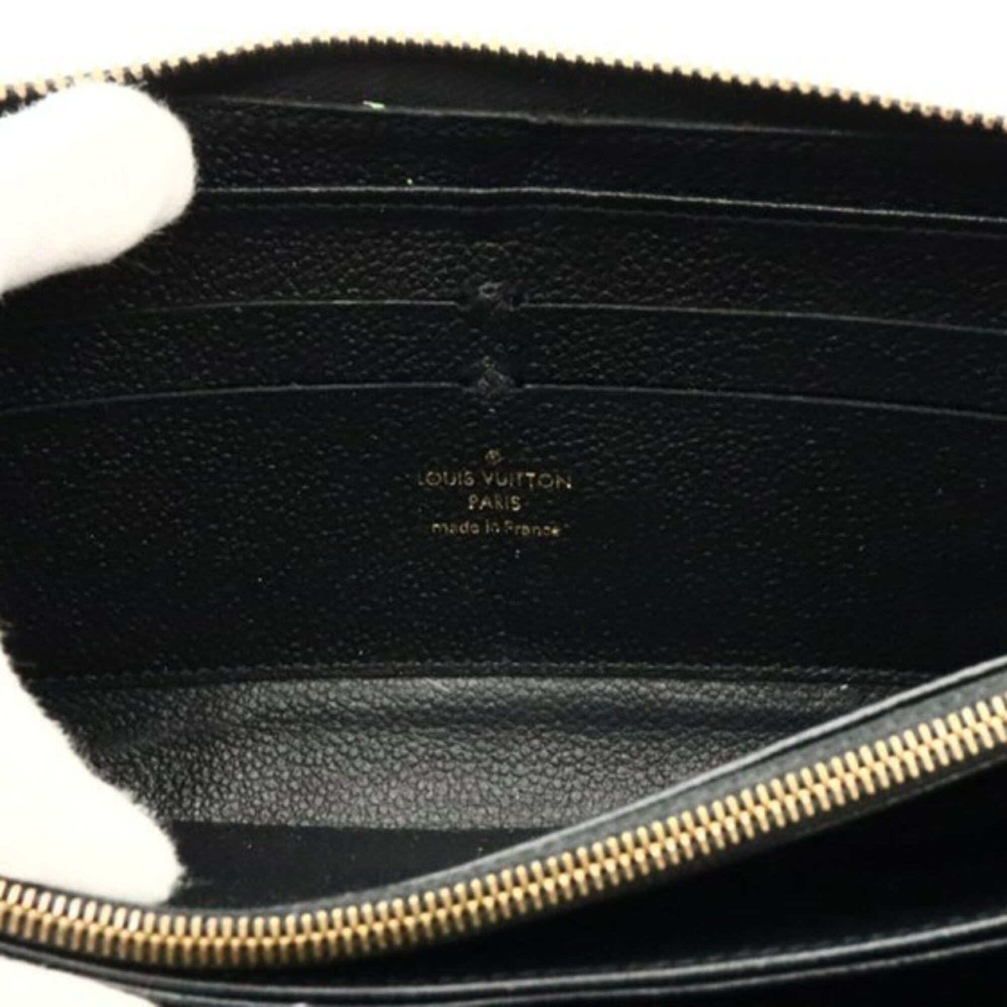 Louis Vuitton Infini Navy Monogram Empreinte Long Wallet (Bi-Fold) (Pre-Owned)
