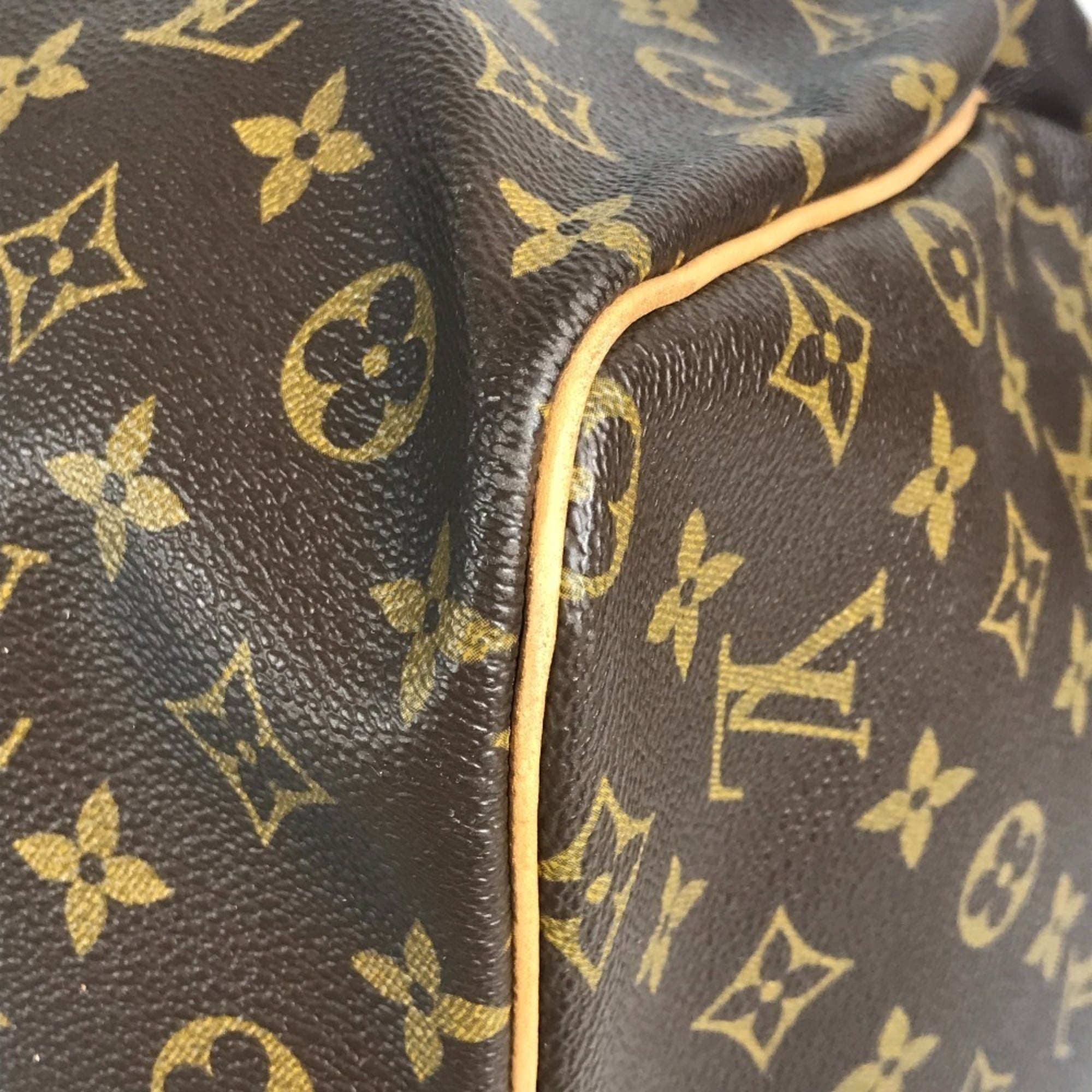 Louis Vuitton Brown Monogram Monogram Boston Bag Handbag (Pre-Owned)