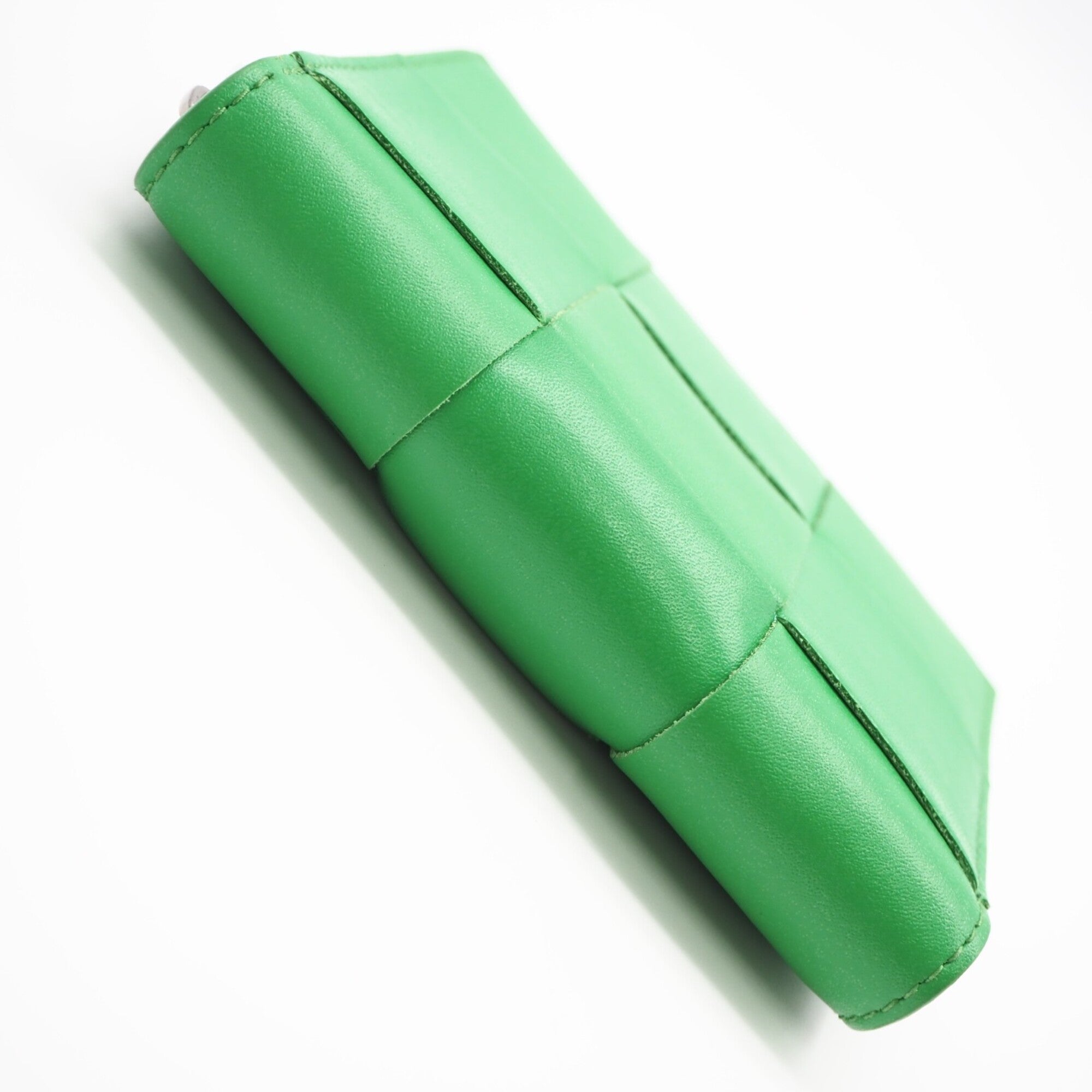 Bottega Veneta Intrecciato Green Leather Wallet (Bi-Fold) (Pre-Owned)