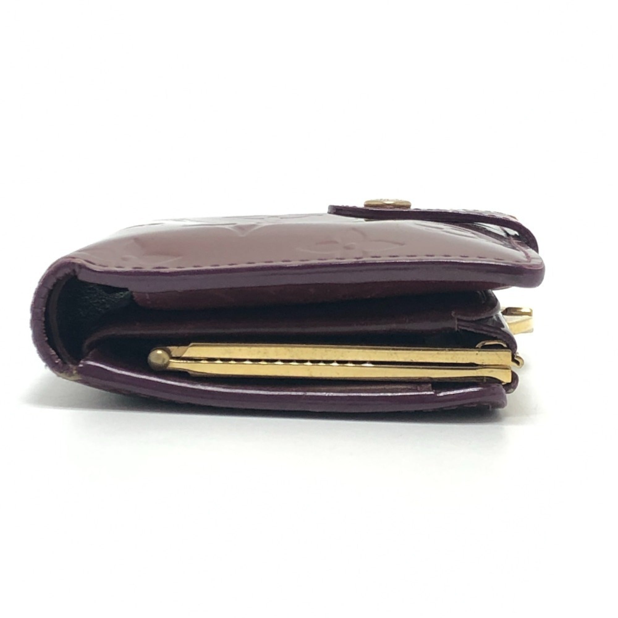 Louis Vuitton Rouge Fauviste Monogram Vernis Wallet (Bi-Fold) (Pre-Owned)