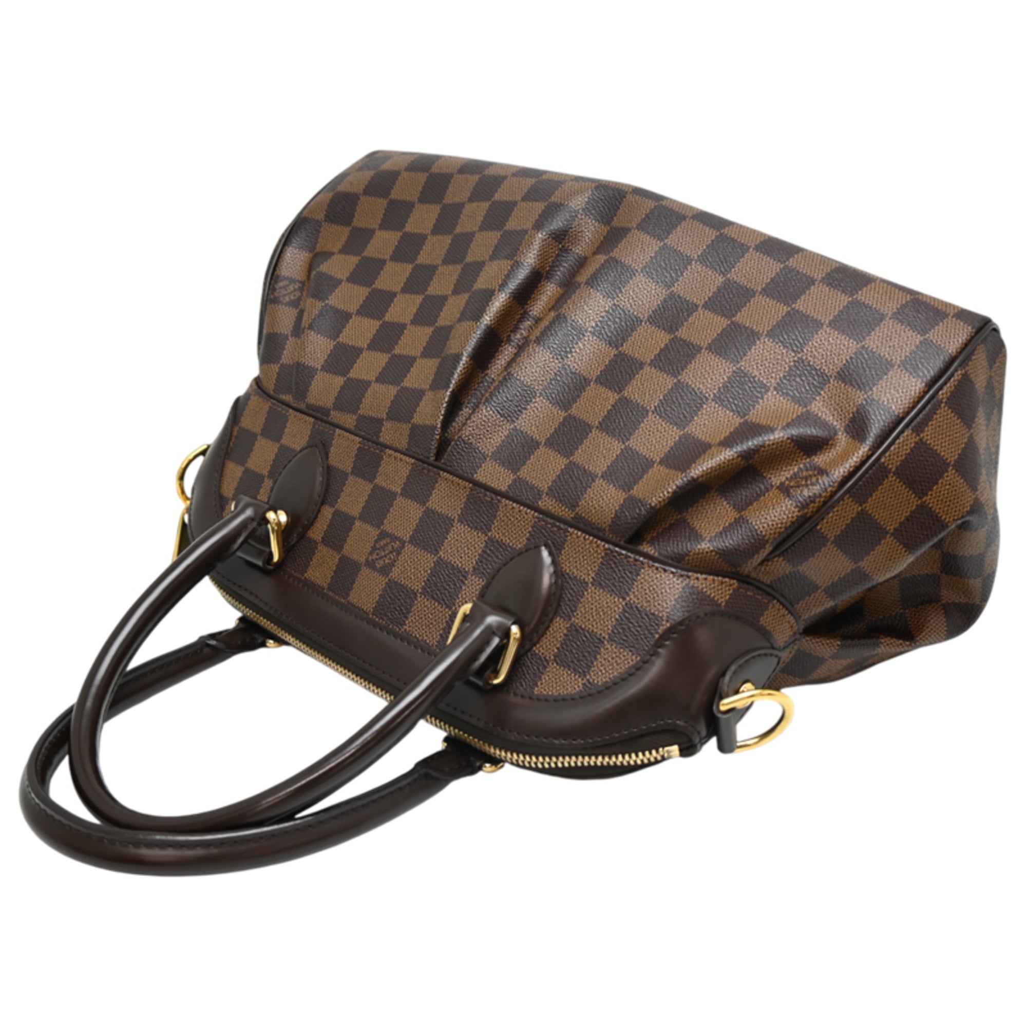 Louis Vuitton Brown Damier Canvas Ebene Handbag (Pre-Owned)