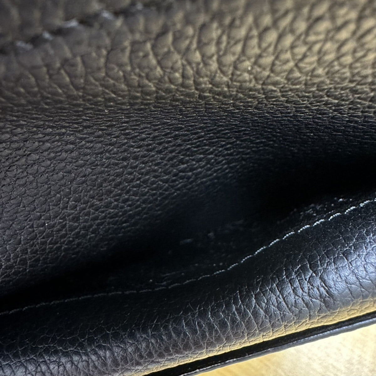 Louis Vuitton Monogram Empreinte Black Noir Monogram Empreinte Coin Purse/Coin Case (Pre-Owned)