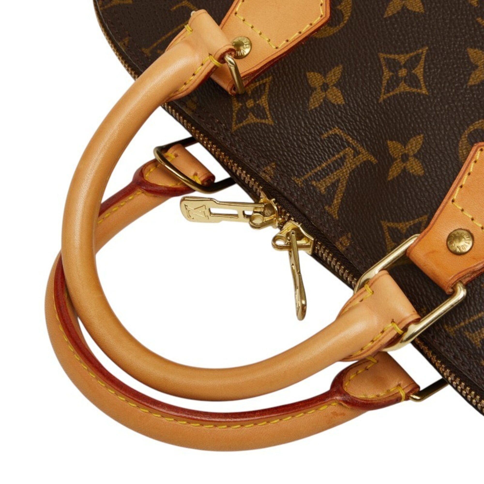 Louis Vuitton Brown Pvc Leather Handbag (Pre-Owned)