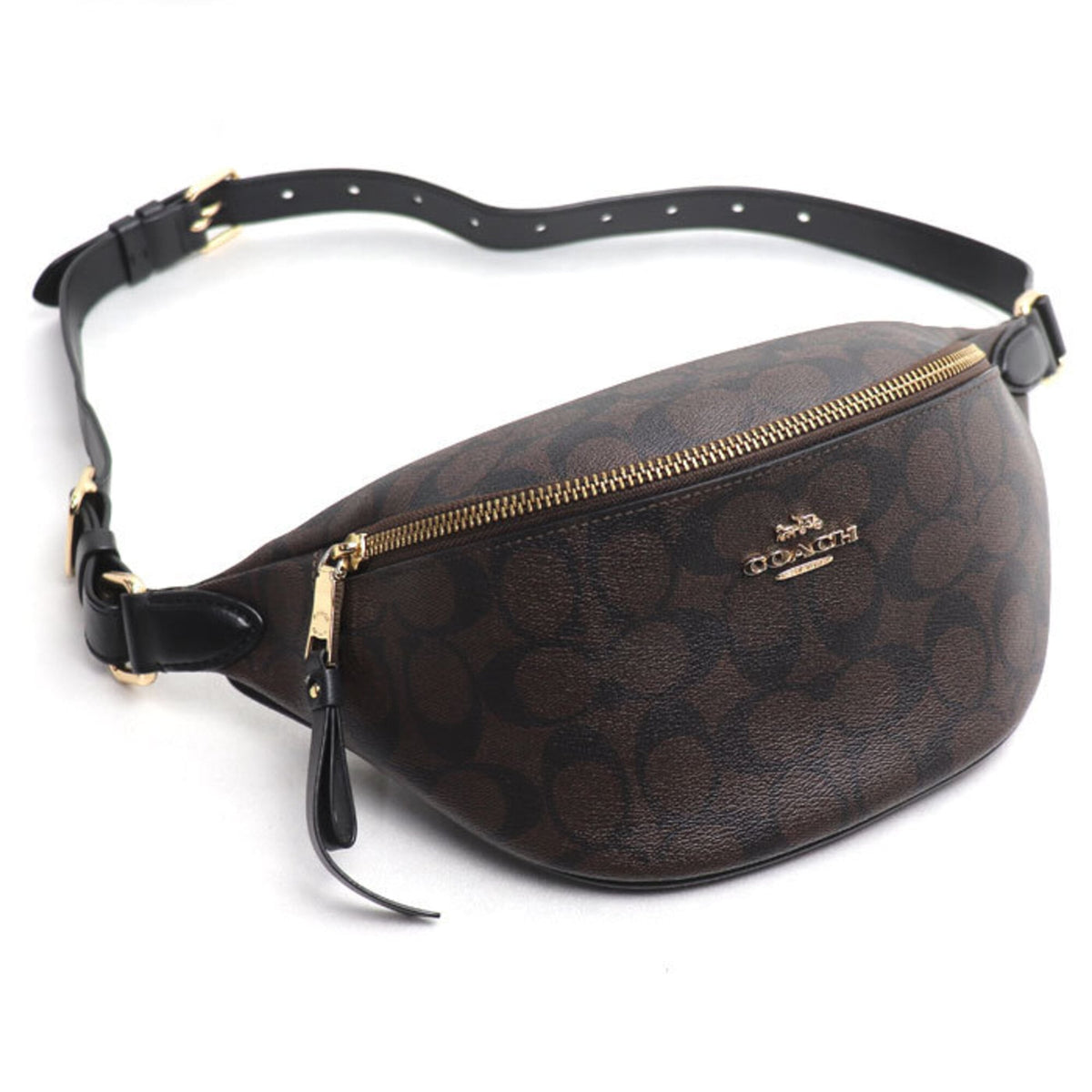 Coach Brown Pvc Leather Sling Bag (Pre-Owned)