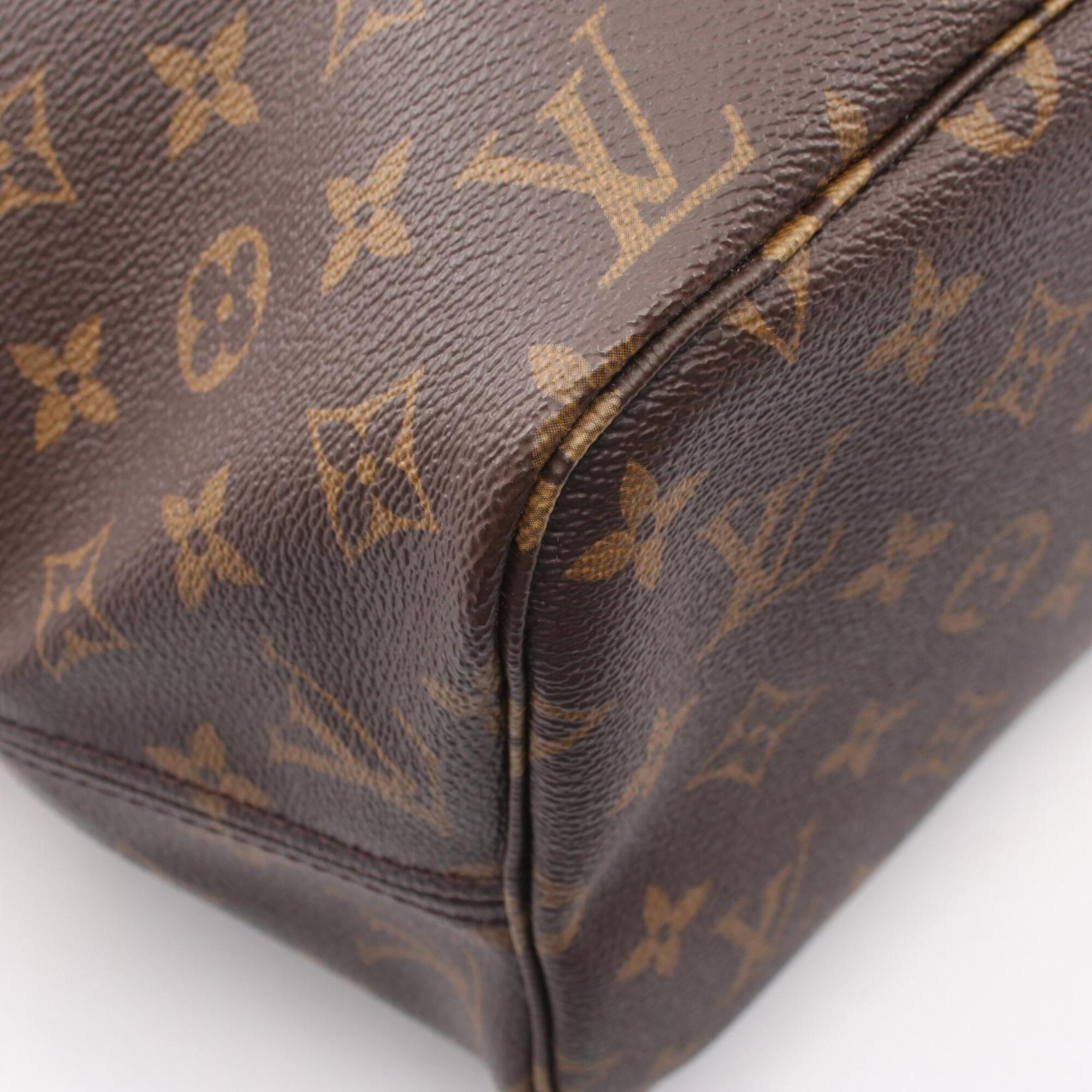 Louis Vuitton Brown Cerise Coated Canvas Leather Handbag Pouch Tote Bag (Pre-Owned)