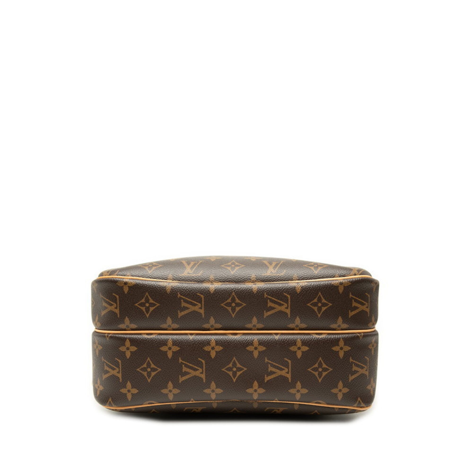 Louis Vuitton Brown Pvc Leather Shoulder Bag (Pre-Owned)