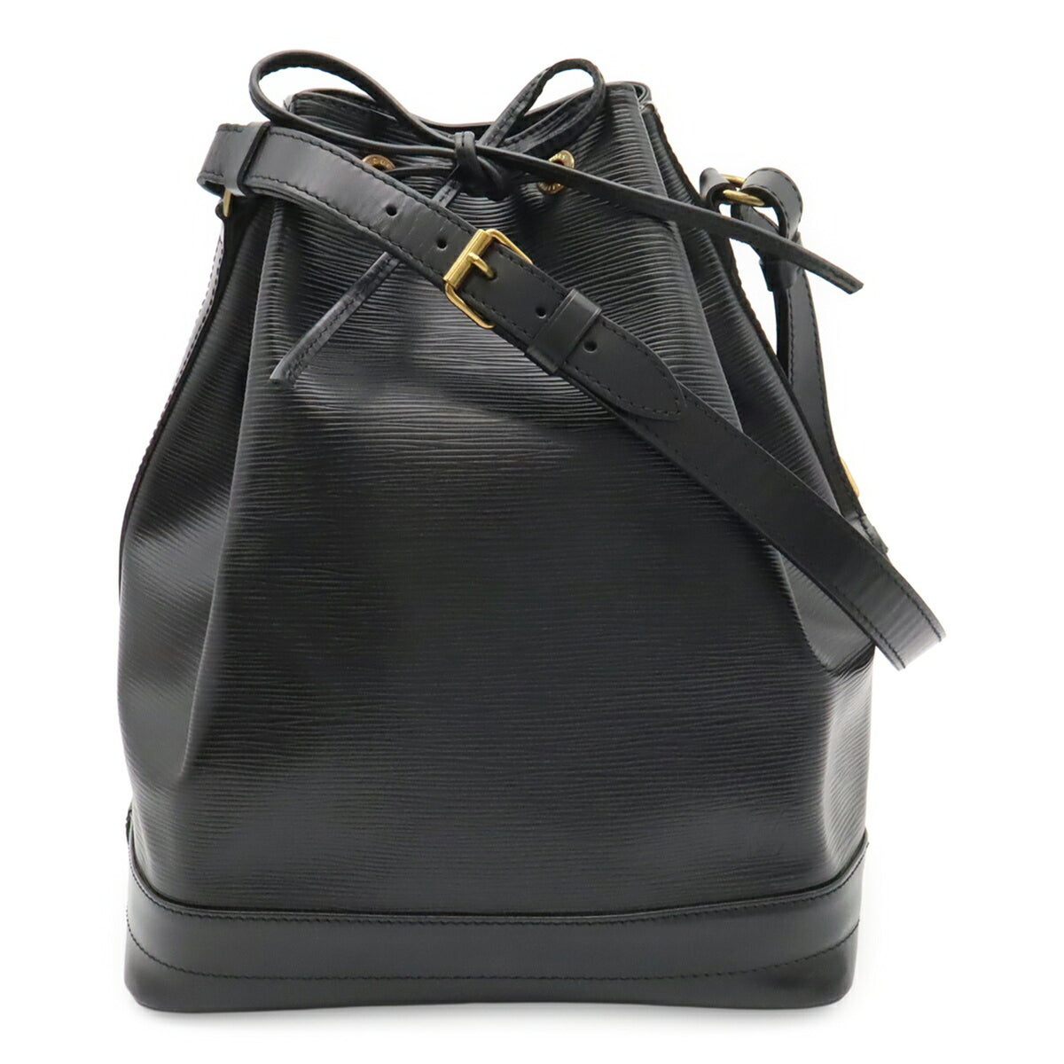 Louis Vuitton Black Noir Epi Leather Shoulder Bag (Pre-Owned)