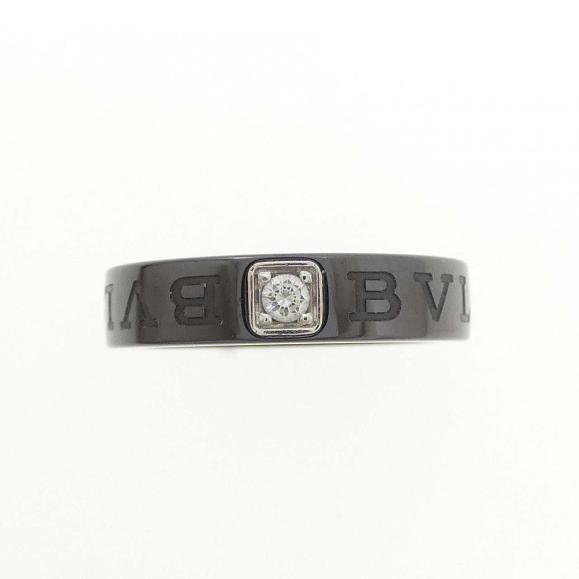 Bvlgari White Gold (18K) Ceramic Band Ring (Pre-Owned)