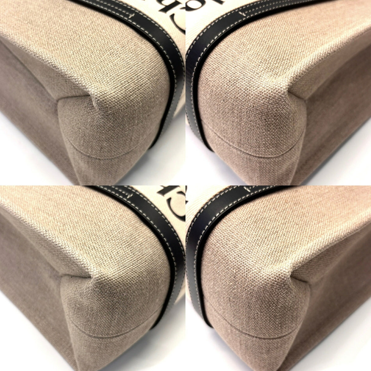 Chloé Beige Canvas Tote Bag (Pre-Owned)