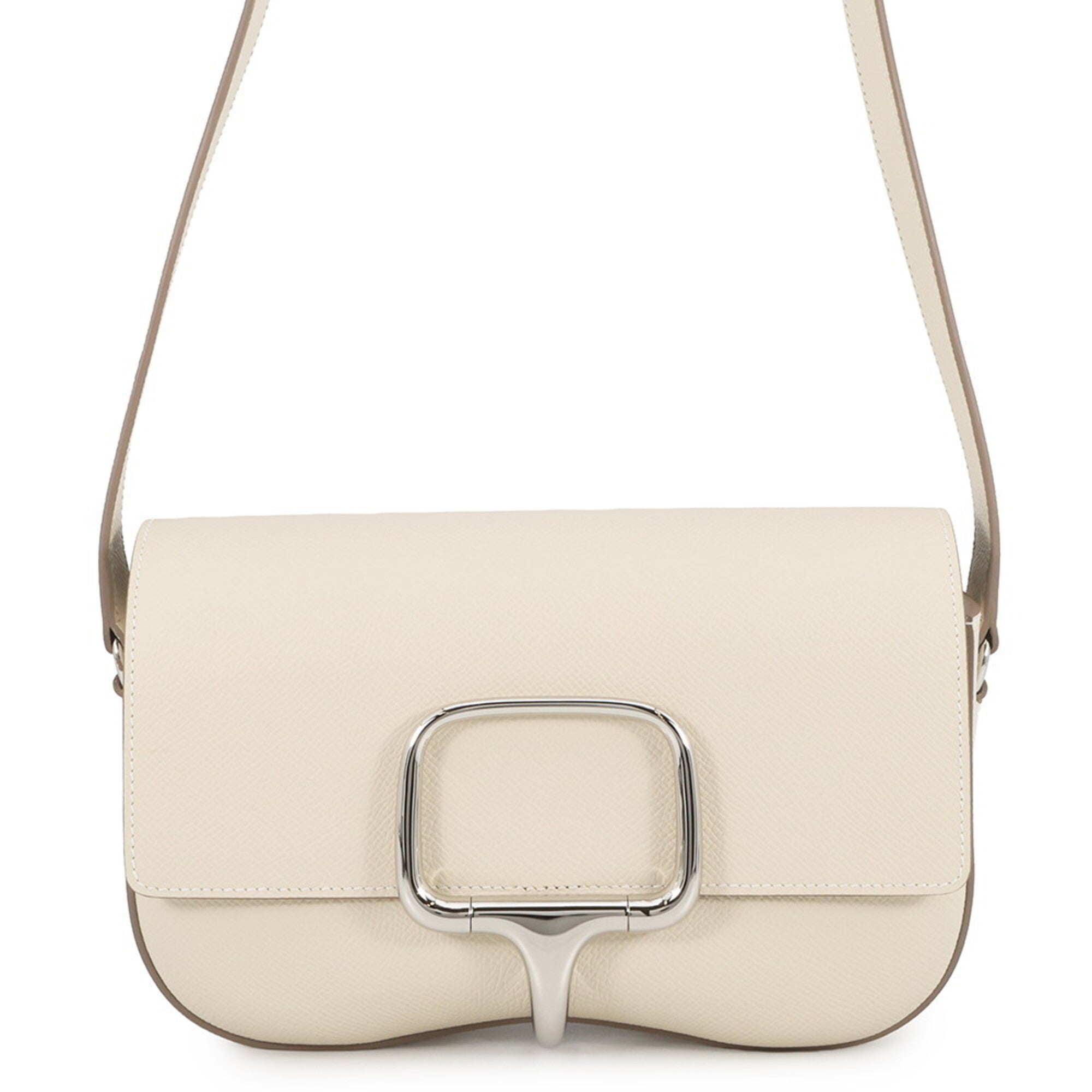 Hermes White Epsom Leather Handbag (Pre-Owned)