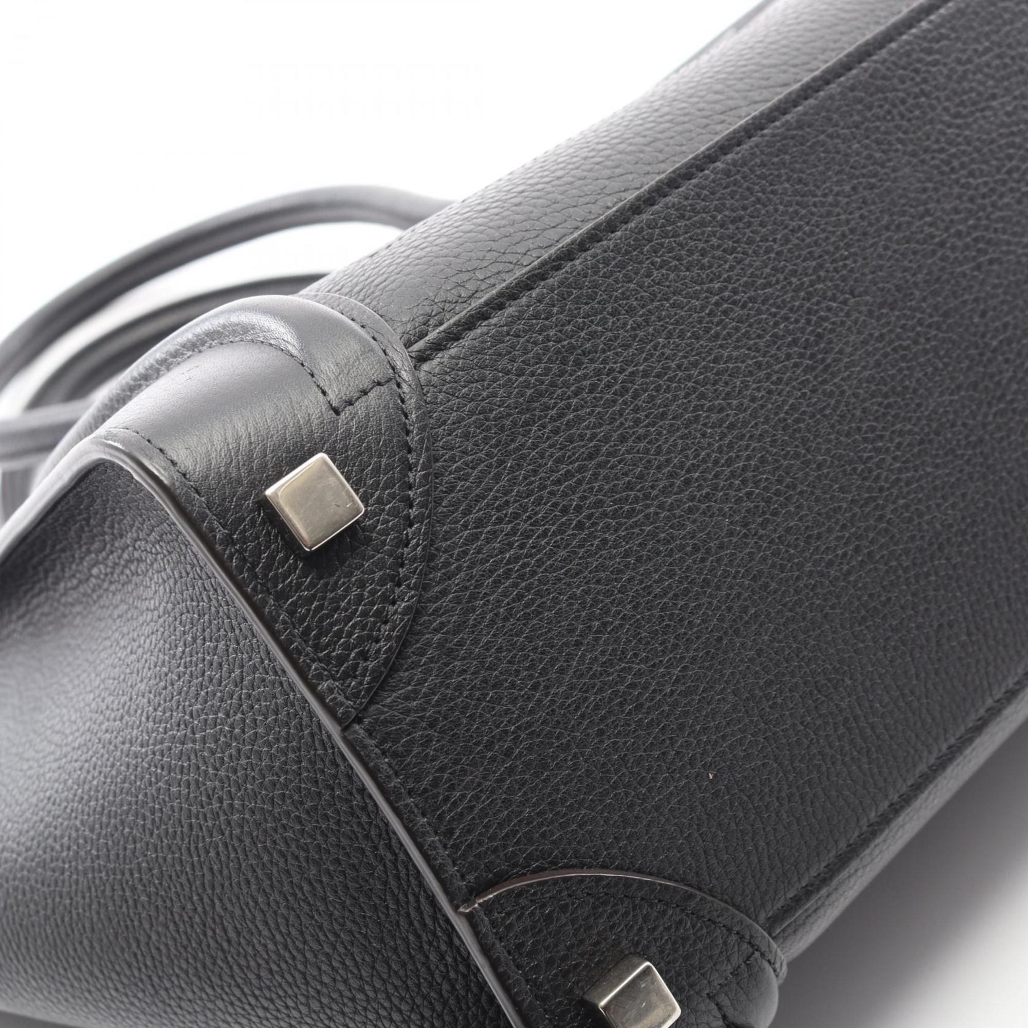 Celine Black Leather Tote Bag (Pre-Owned)