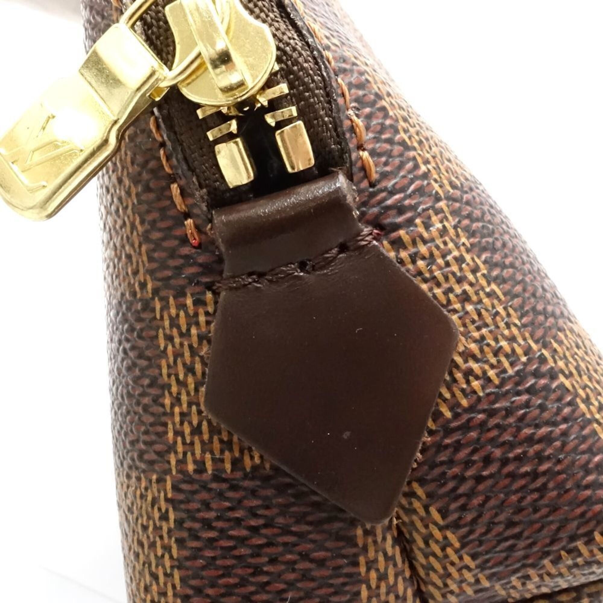Louis Vuitton Damier Ebene Damier Canvas Pouch (Pre-Owned)