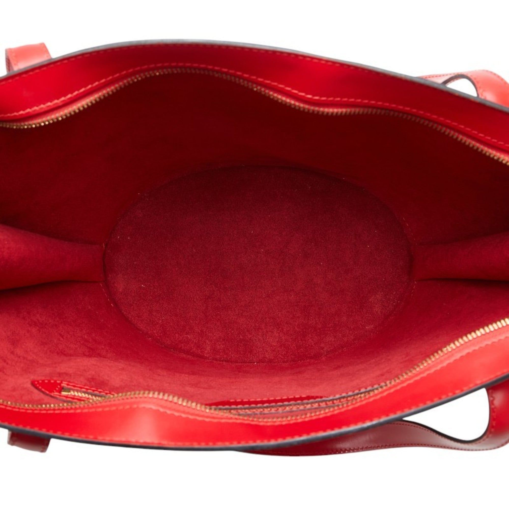 Louis Vuitton Castilian Red Leather Shoulder Bag (Pre-Owned)