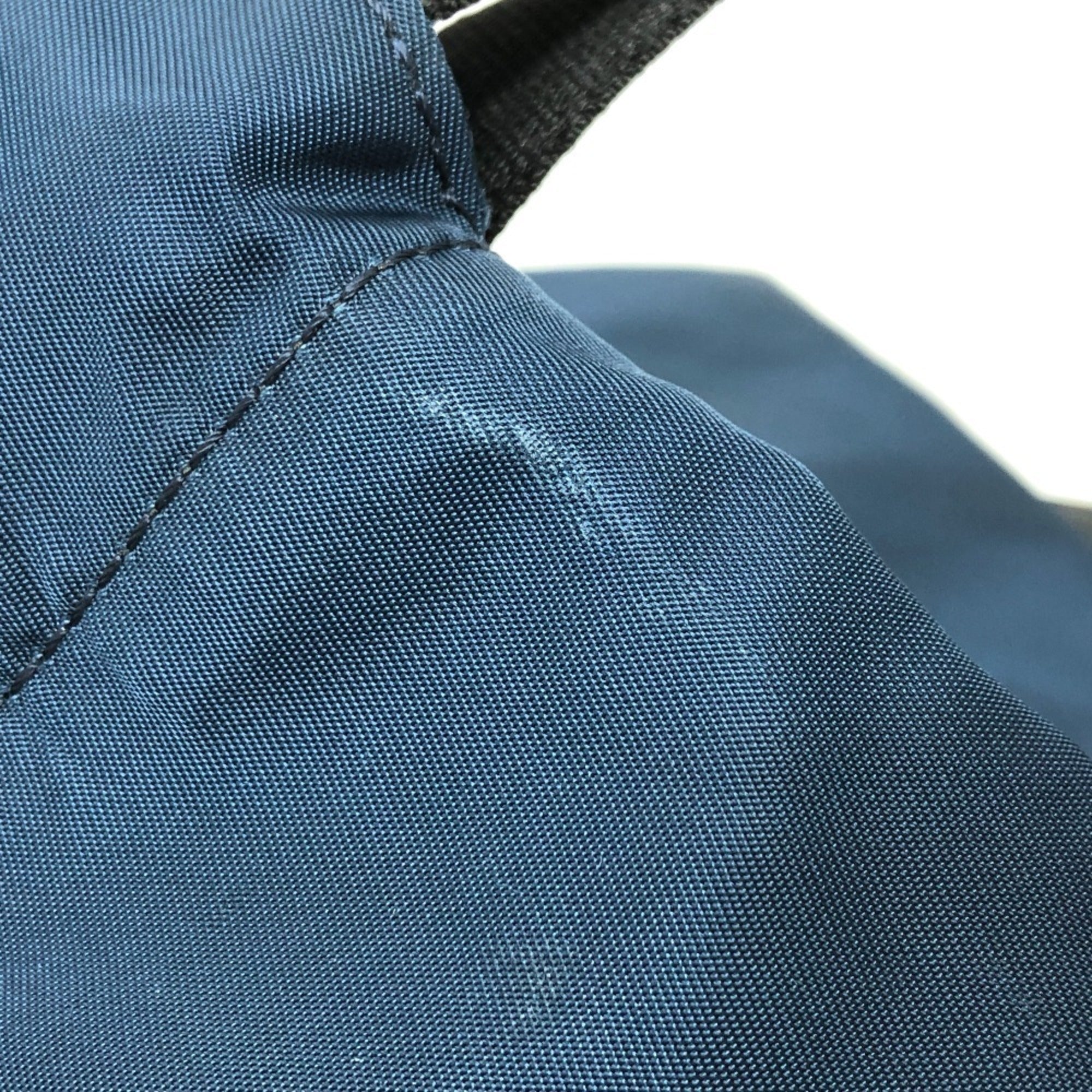 Fendi Zucca Navy Nylon Backpack (Pre-Owned)