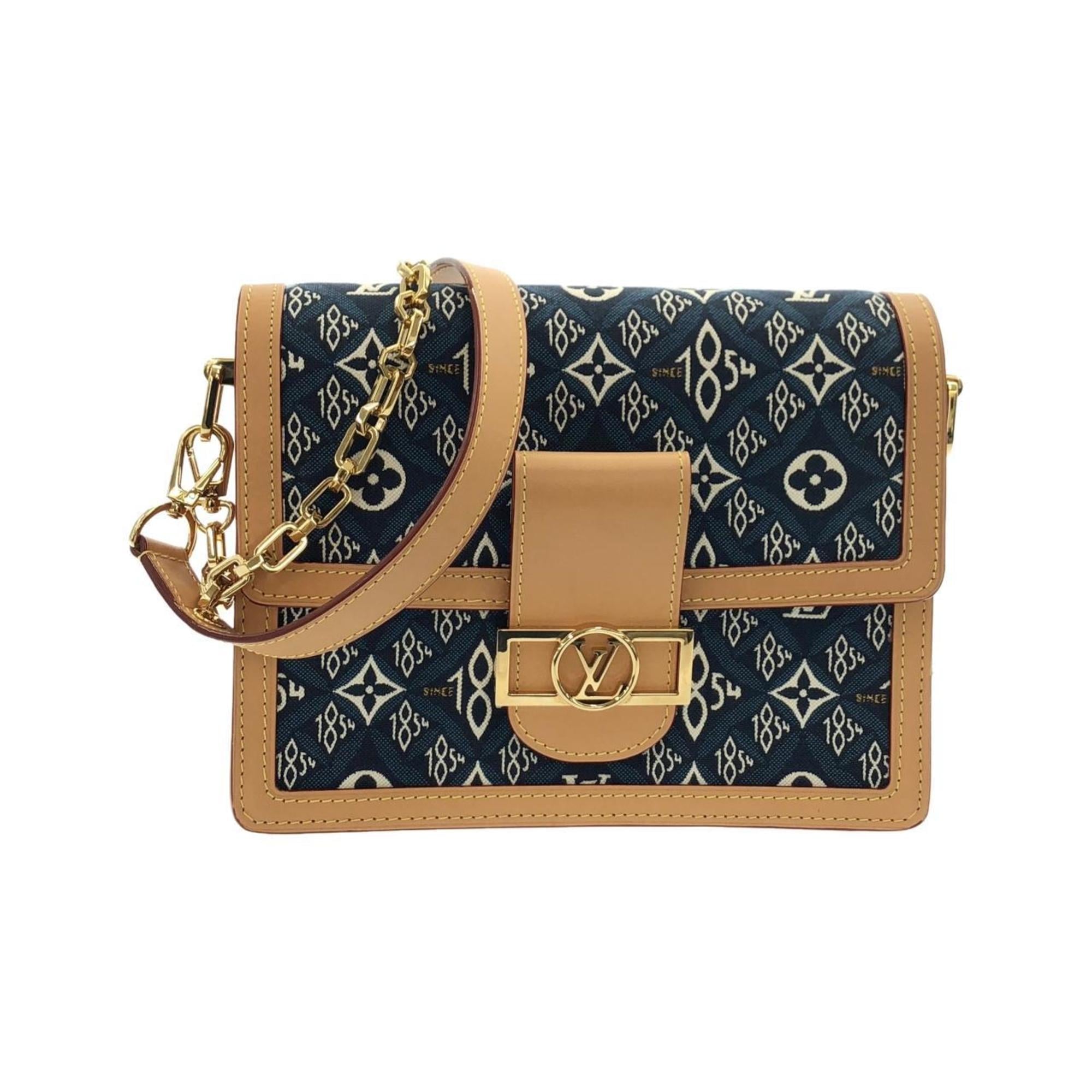 Louis Vuitton Blue Jacquard Shoulder Bag (Pre-Owned)