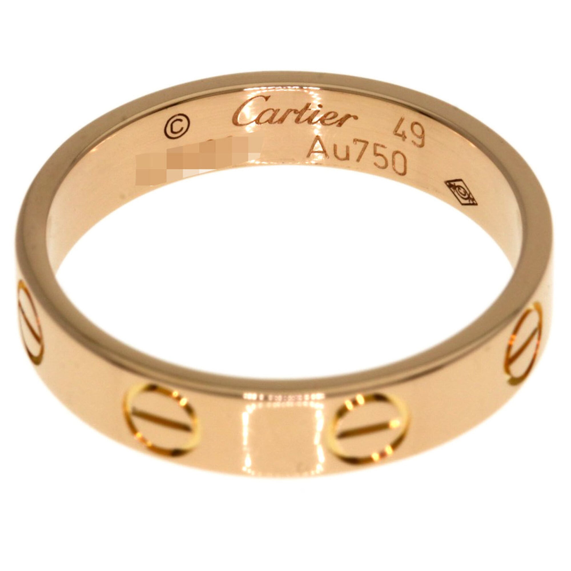 Cartier Pink Gold (18K) Band Ring (Pre-Owned)