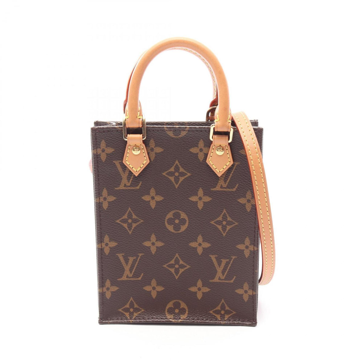 Louis Vuitton Brown Monogram Monogram Leather Handbag (Pre-Owned)