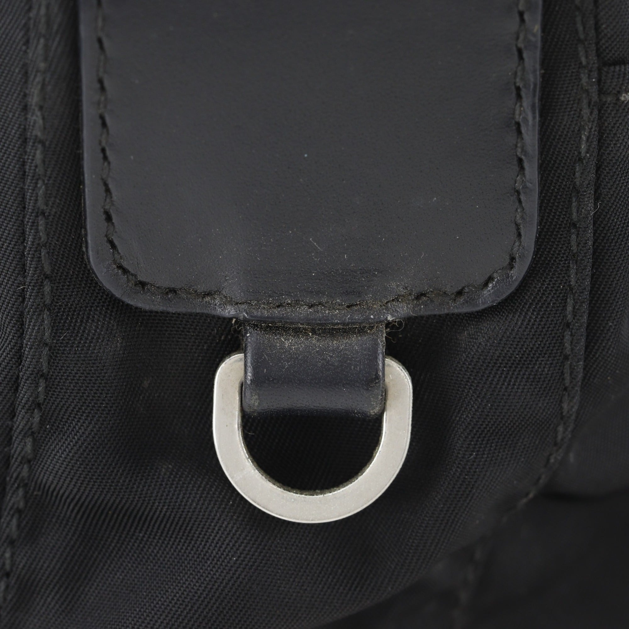 Prada Black Nylon Shoulder Bag (Pre-Owned)