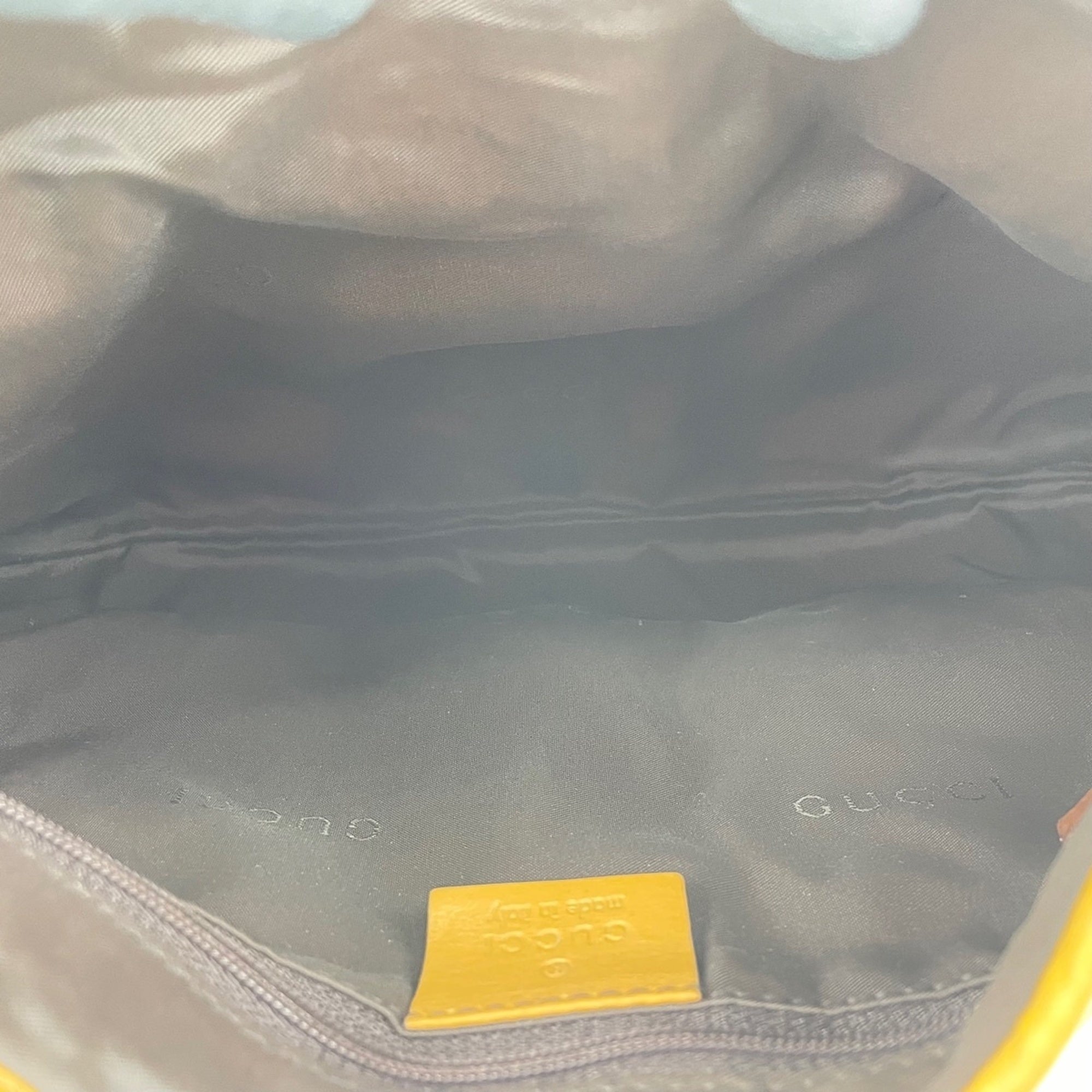 Gucci Beige Bamboo Nylon Shoulder Bag (Pre-Owned)