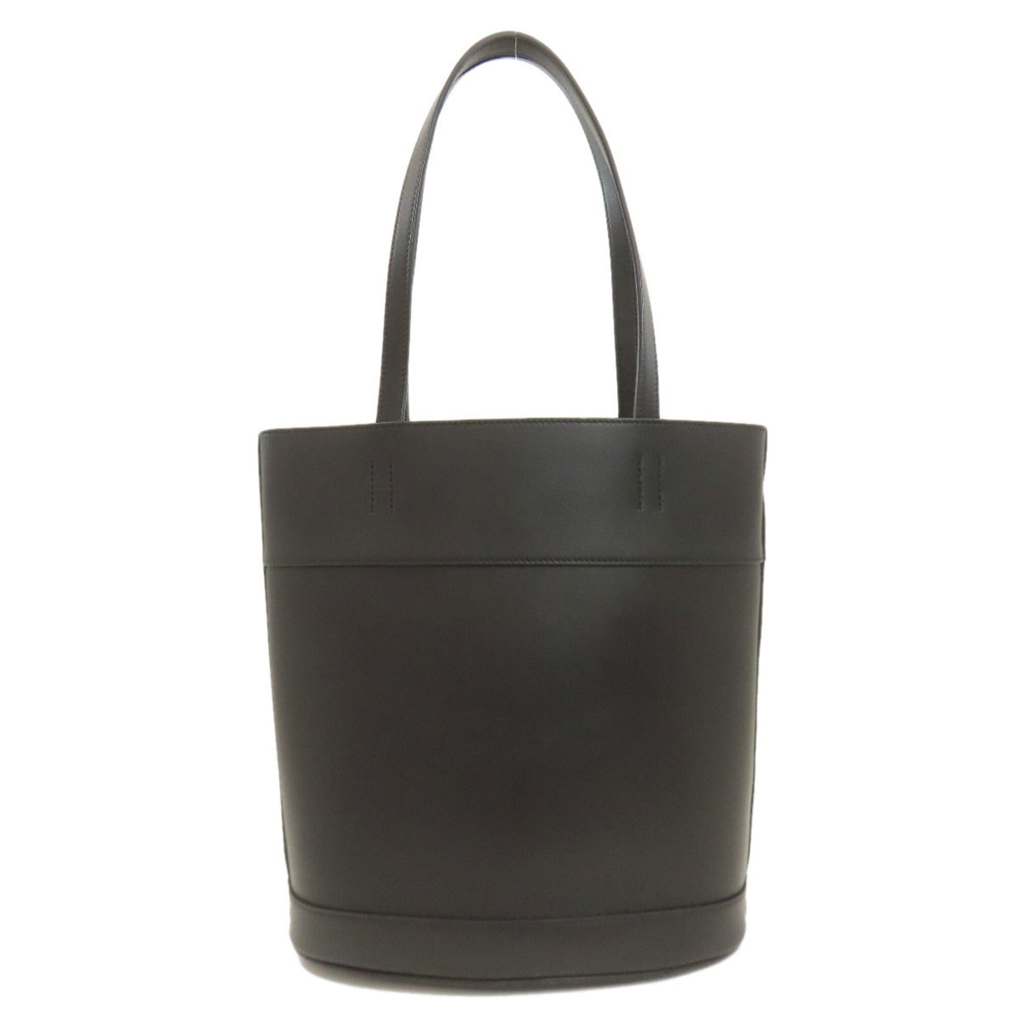 Salvatore Ferragamo Black Leather Tote Bag (Pre-Owned)