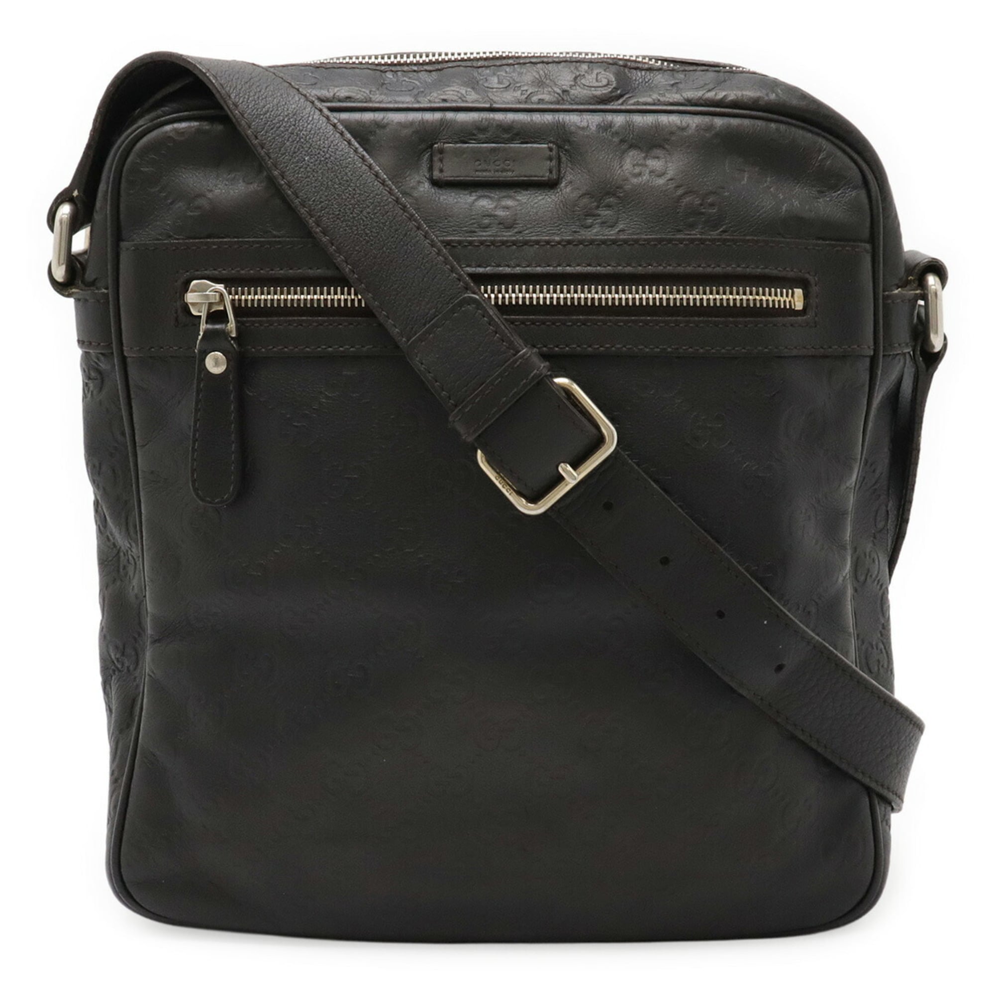 Gucci Black Leather Shoulder Bag (Pre-Owned)