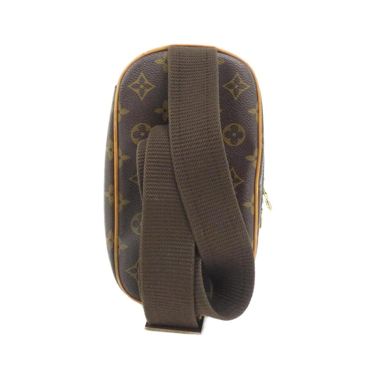 Louis Vuitton Marron Coated Canvas Shoulder Bag Sling Bag (Pre-Owned)