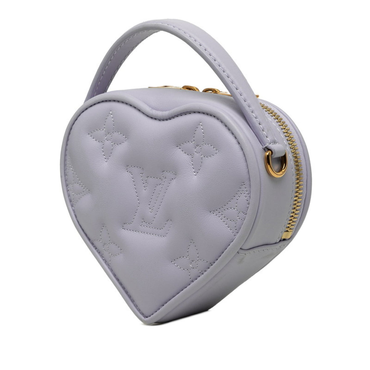 Louis Vuitton Monogram Light Purple Leather Handbag Shoulder Bag (Pre-Owned)