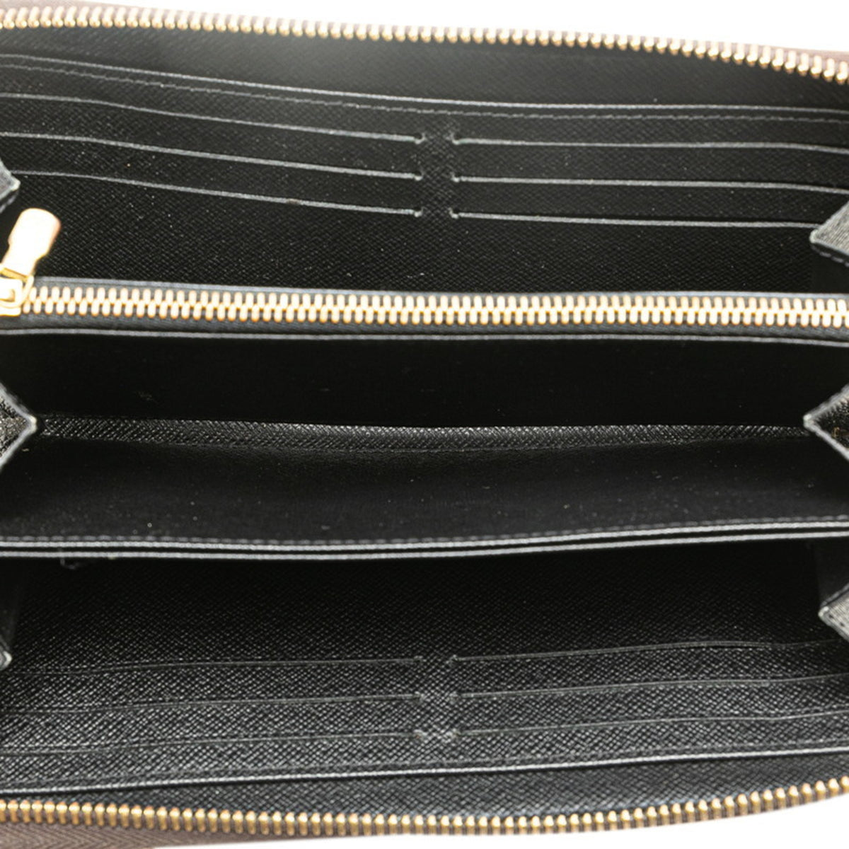 Louis Vuitton Brown Pvc Leather Long Wallet (Bi-Fold) (Pre-Owned)