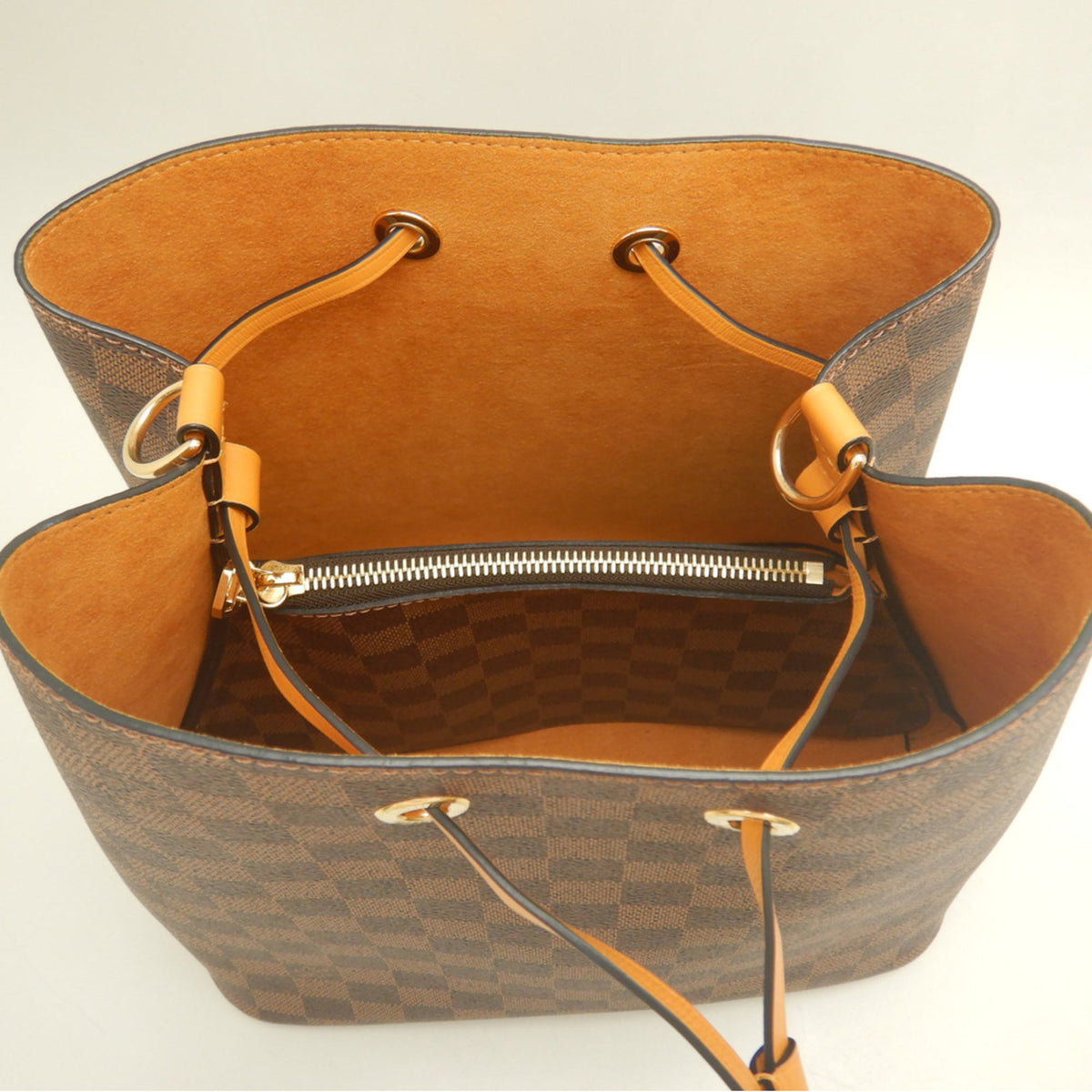 Louis Vuitton Damier Canvas Ebene Damier Canvas Shoulder Bag (Pre-Owned)