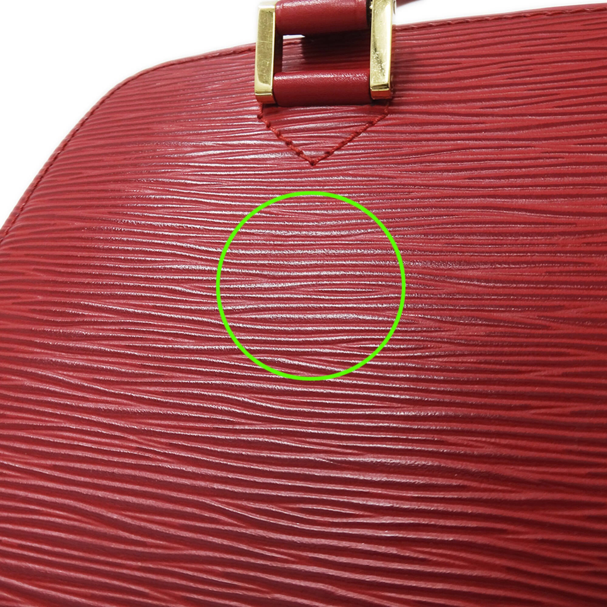 Louis Vuitton Castilian Red Epi Leather Handbag (Pre-Owned)
