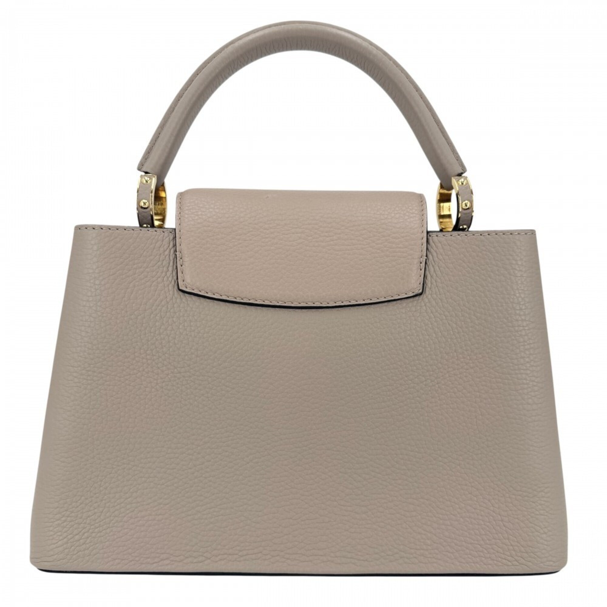 Louis Vuitton Beige Leather Handbag Shoulder Bag (Pre-Owned)