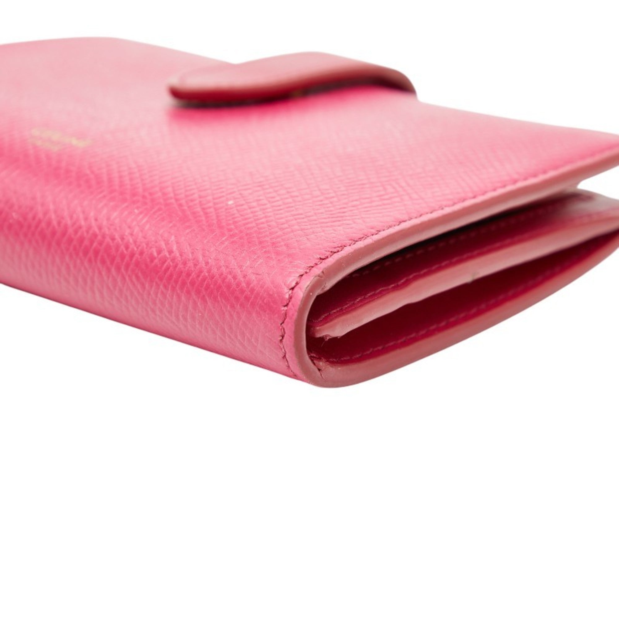 Celine Pink Leather Wallet (Bi-Fold) (Pre-Owned)