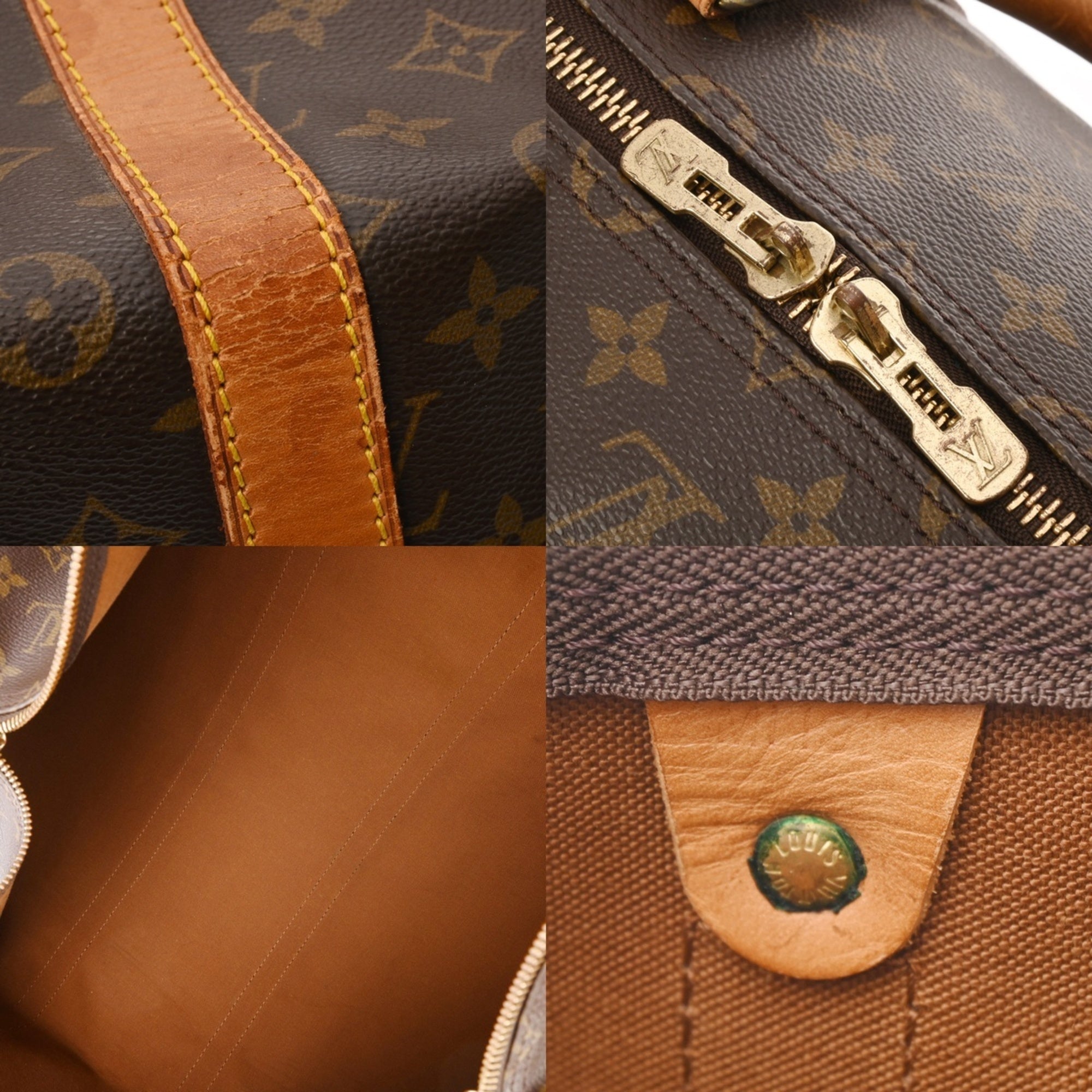 Louis Vuitton Brown Monogram Boston Bag (Pre-Owned)