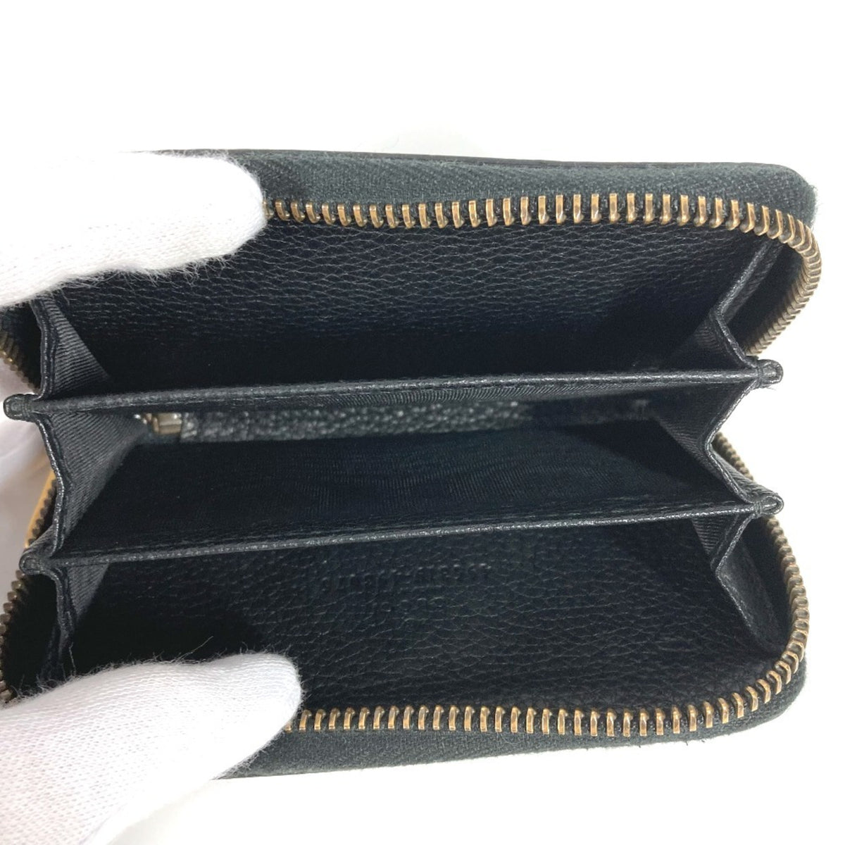 Gucci Black Leather Coin Purse/Coin Case (Pre-Owned)