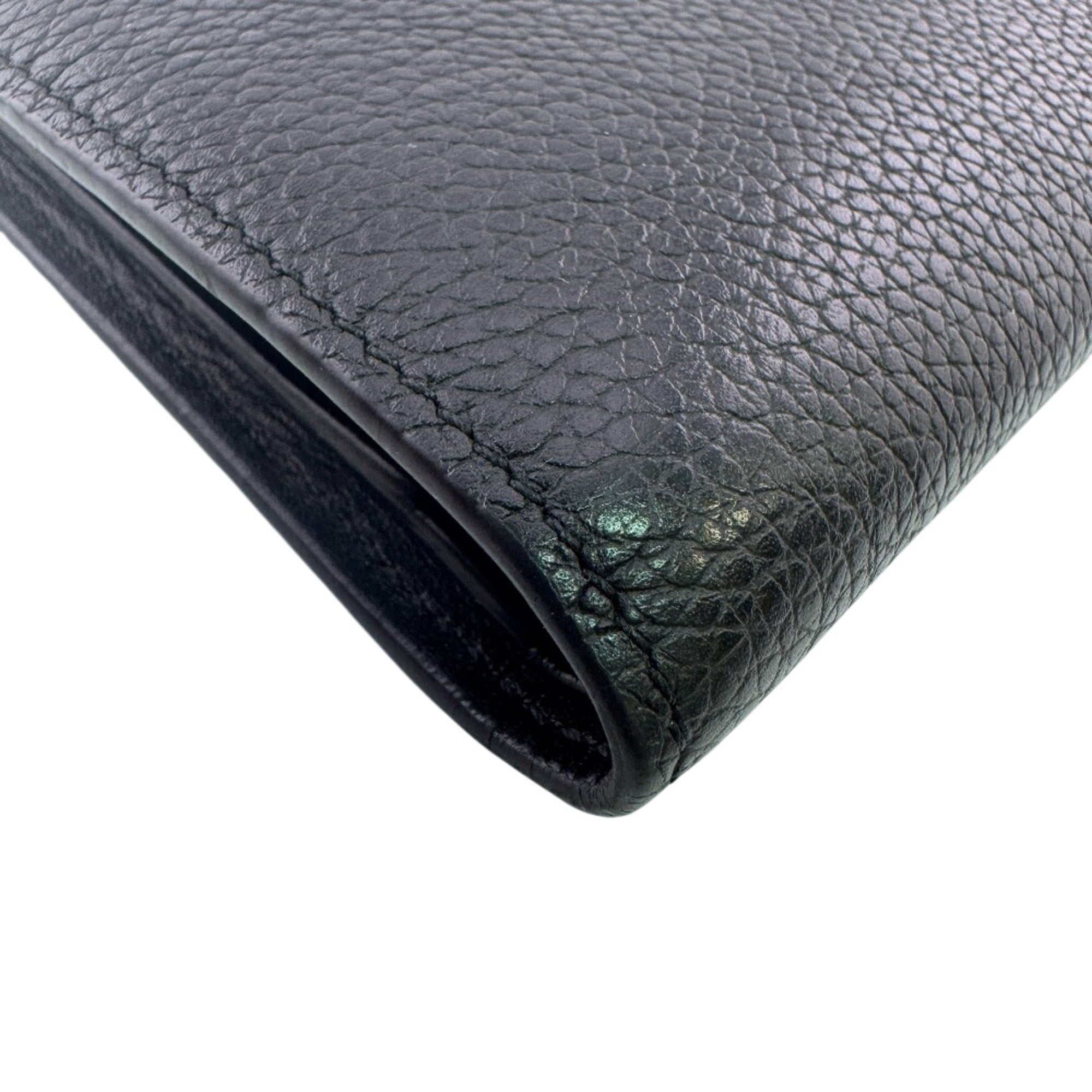 Loewe Black Leather Wallet (Bi-Fold) (Pre-Owned)