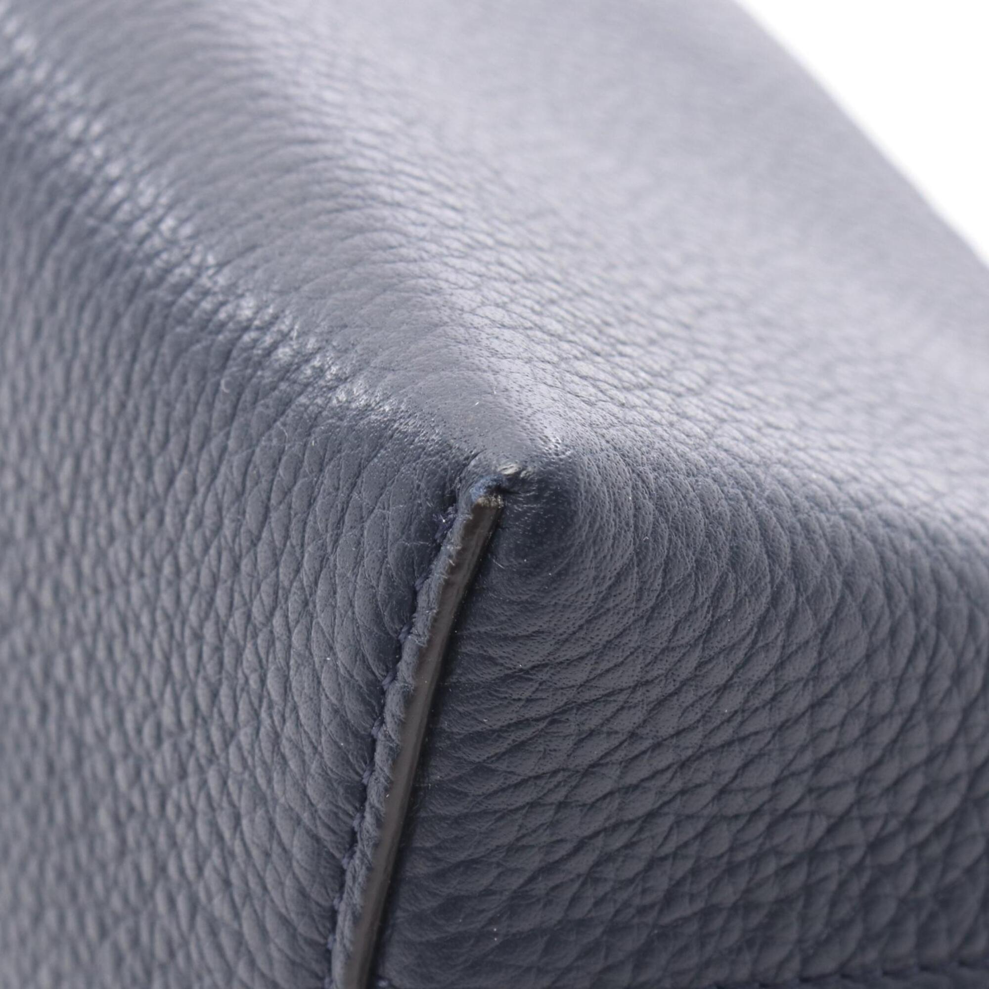 Celine Navy Leather Handbag Pouch (Pre-Owned)