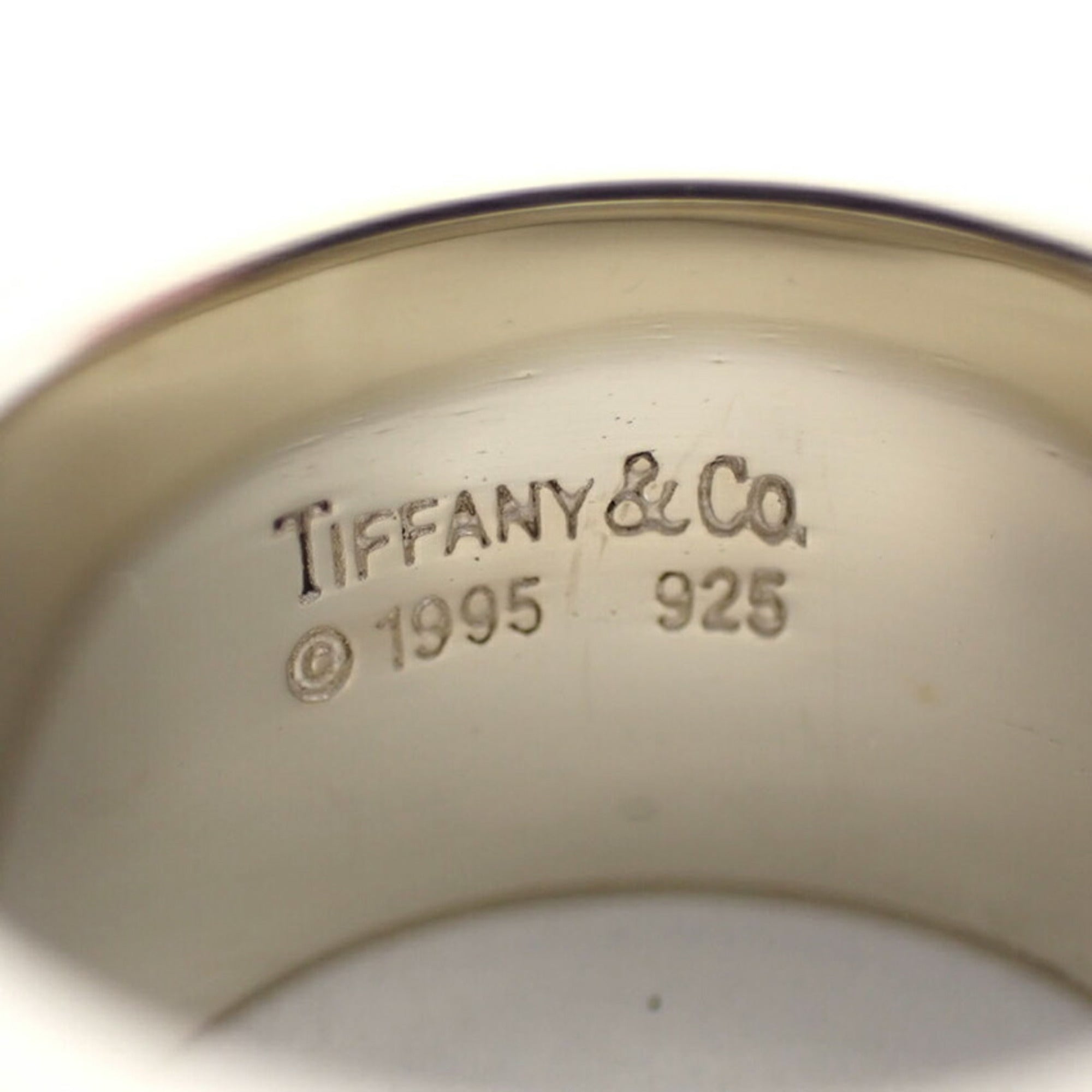 Tiffany Sterling Silver 925 Band Ring (Pre-Owned)