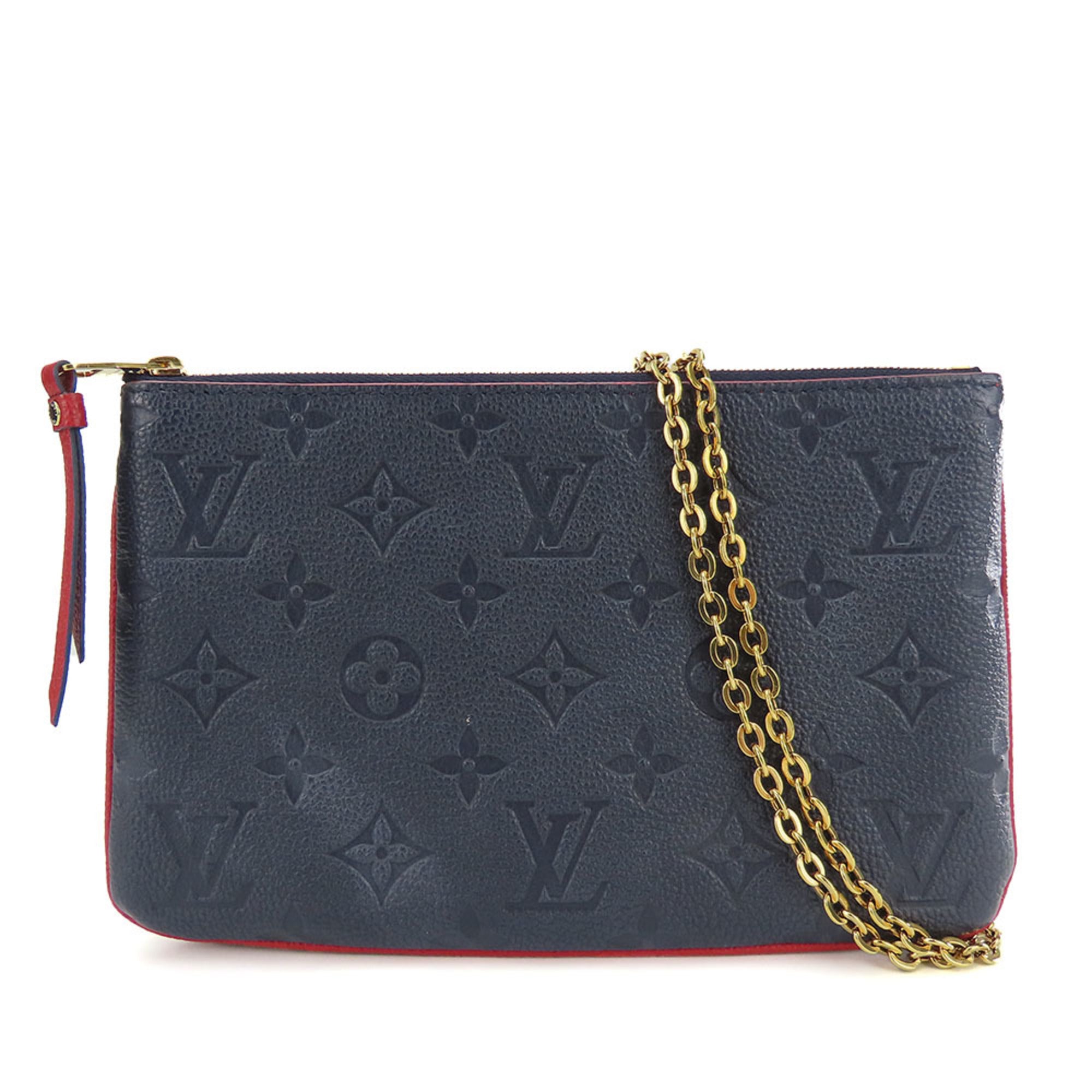 Louis Vuitton Marine Rouge Monogram Empreinte Pochette Shoulder Bag (Pre-Owned)