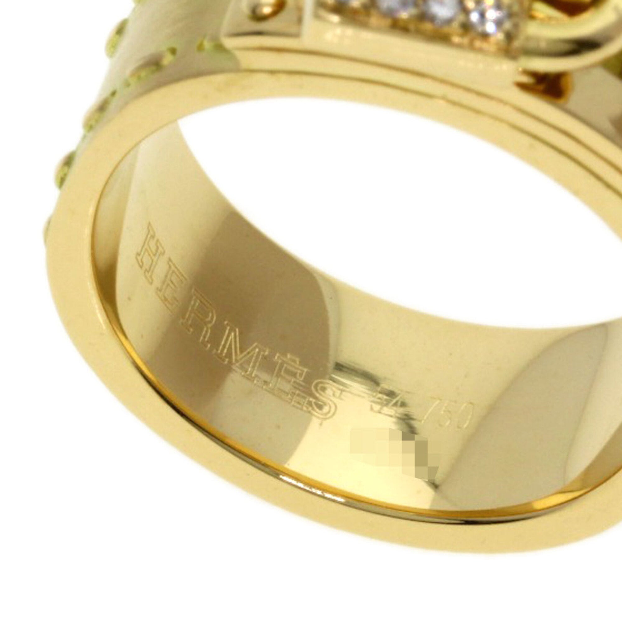 Hermes Yellow Gold (18K) Band Ring (Pre-Owned)