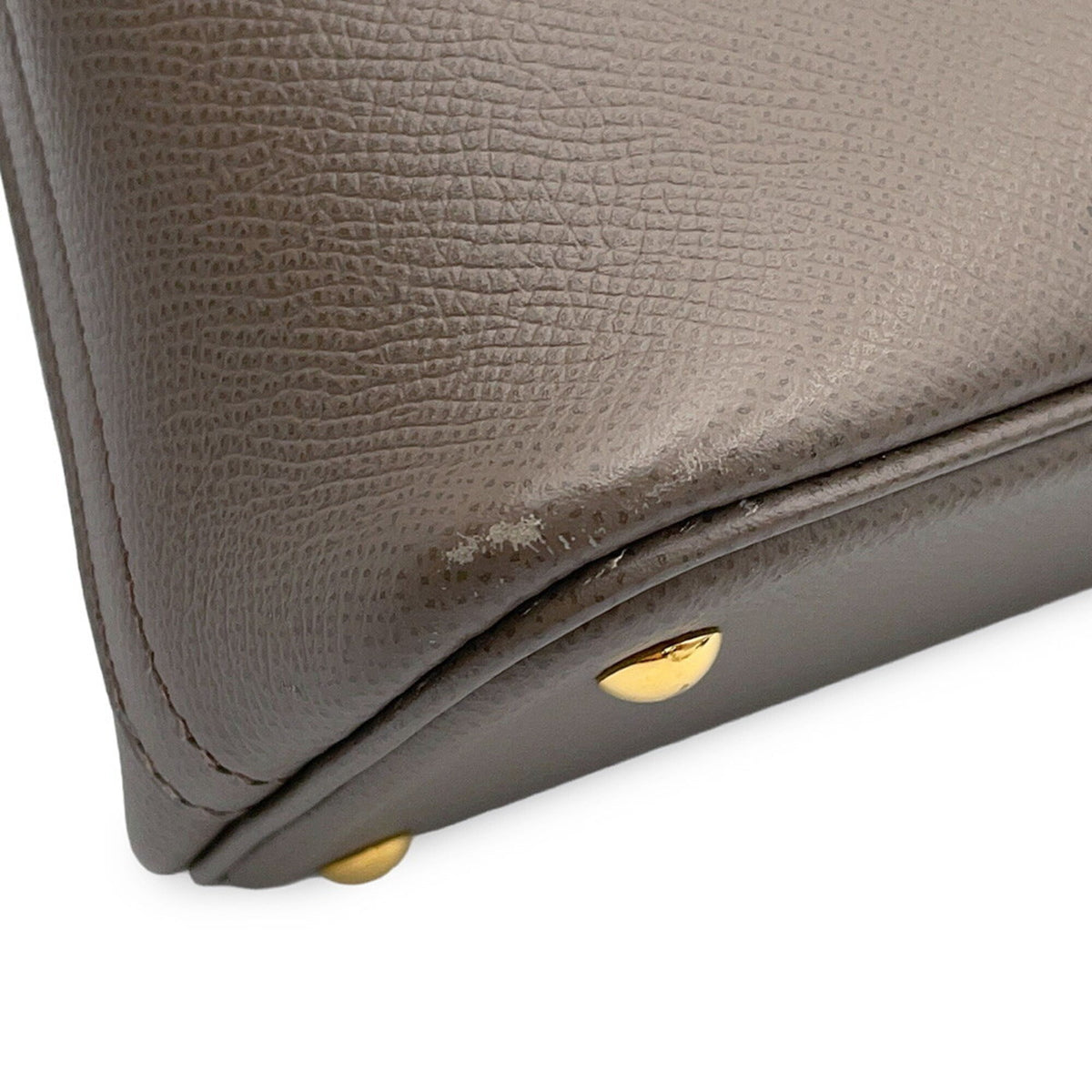 Hermes Bolide Etain Epsom Leather Handbag Shoulder Bag (Pre-Owned)